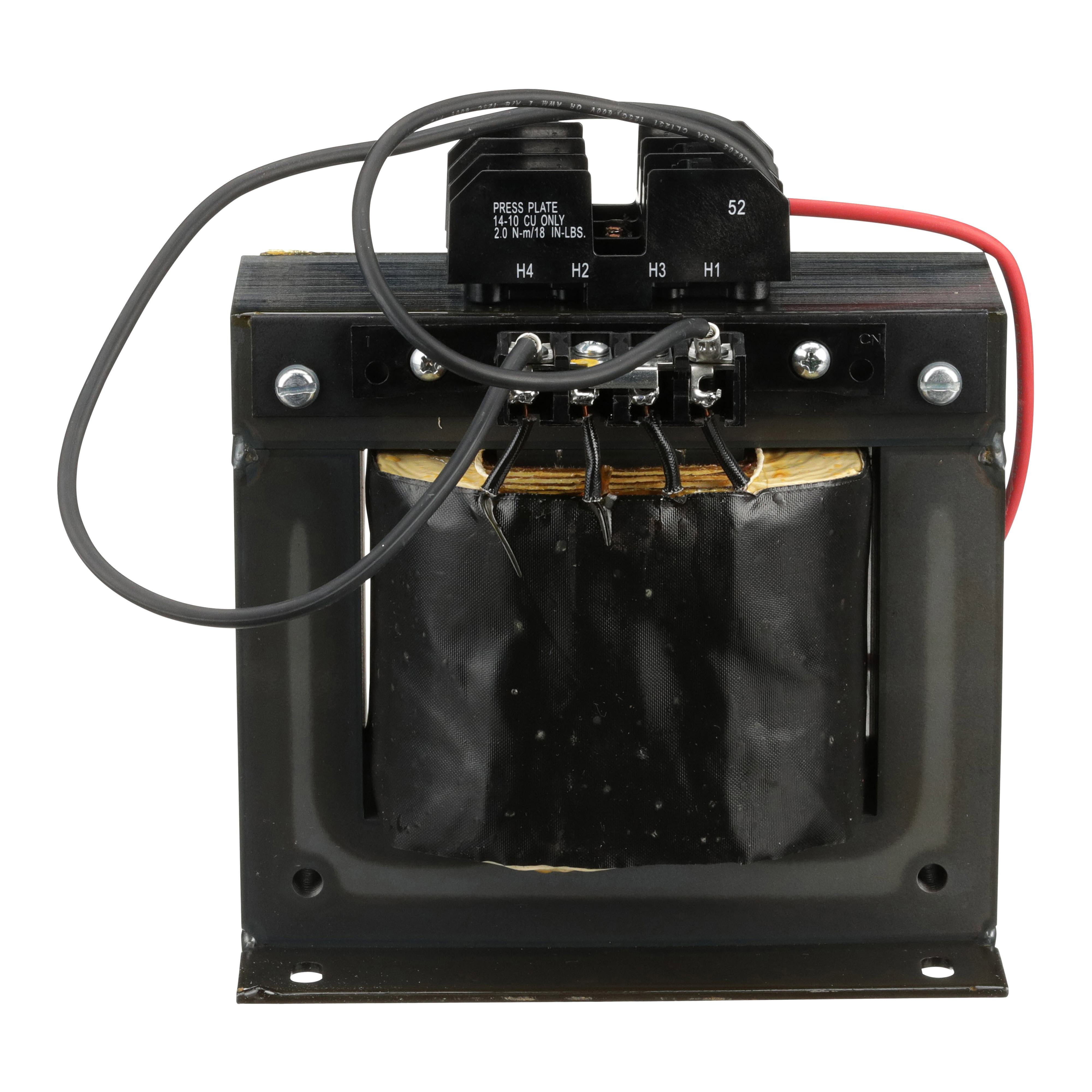 Picture of 9070TF1500D1 - Industrial control transformer, Type TF, 1 phase, 1500VA, 240x480V primary, 120V secondary, 50/60Hz