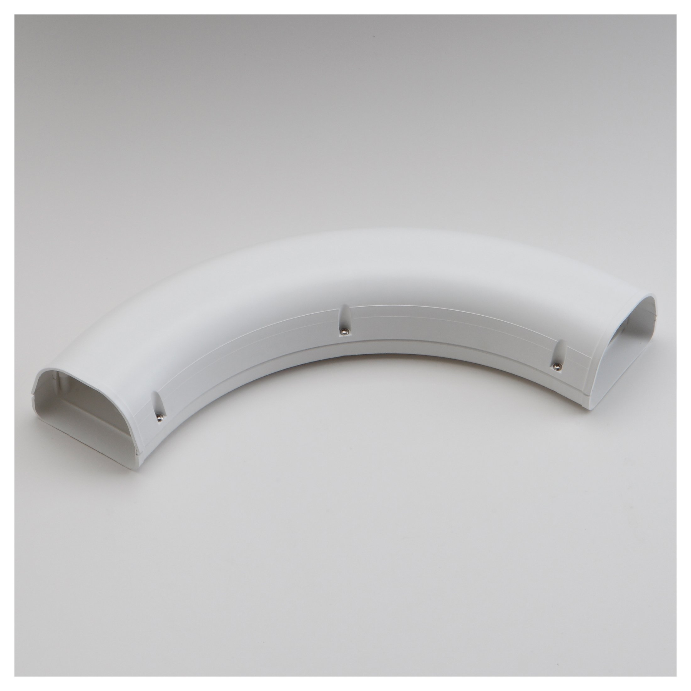84013 - 3.5" 90 Degree Flat Elbow White