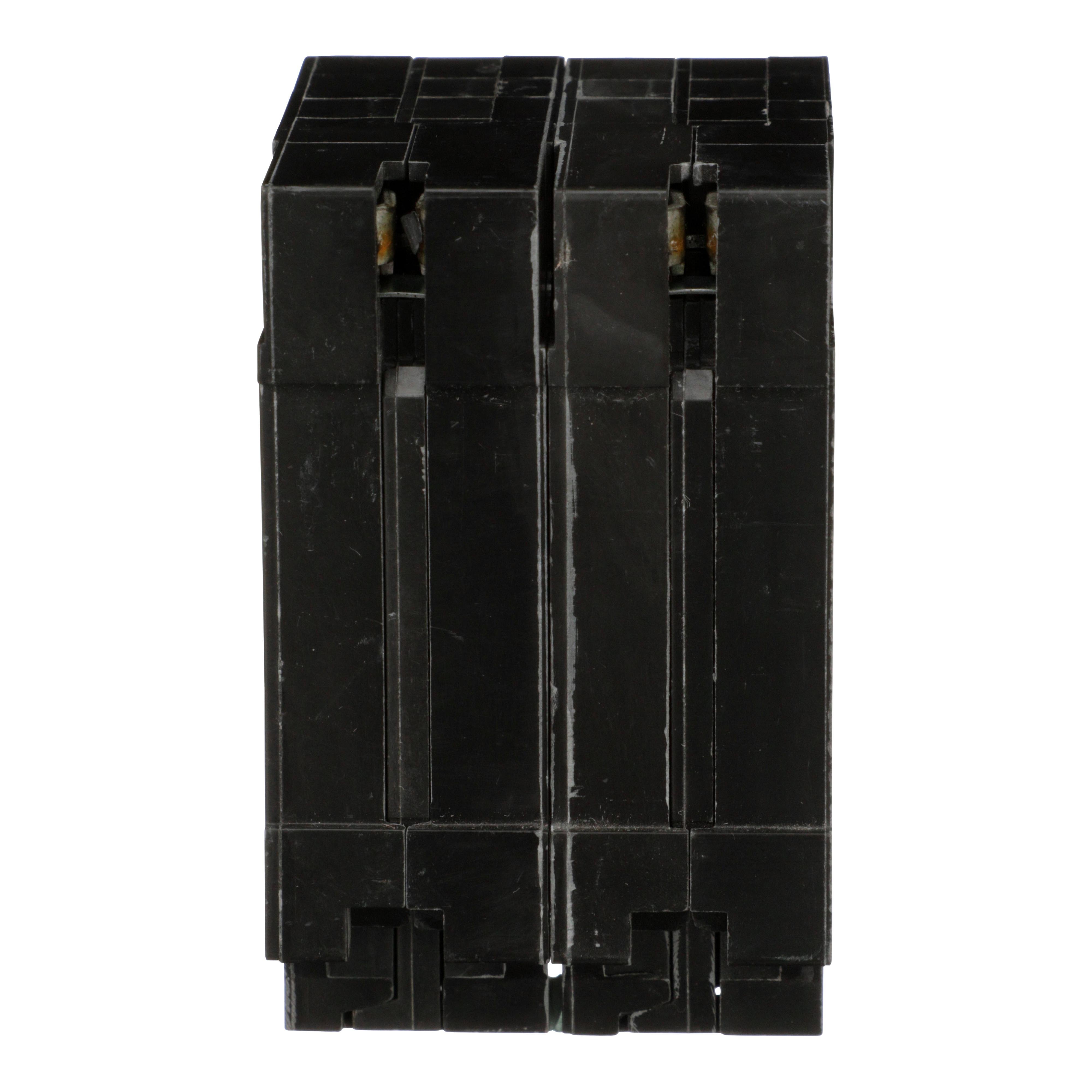 Picture of HOMT220220 - Quad tandem circuit breaker, Homeline, 2 x 2 pole at 20A, 120/240VAC, 10kA AIR, plug in, UL