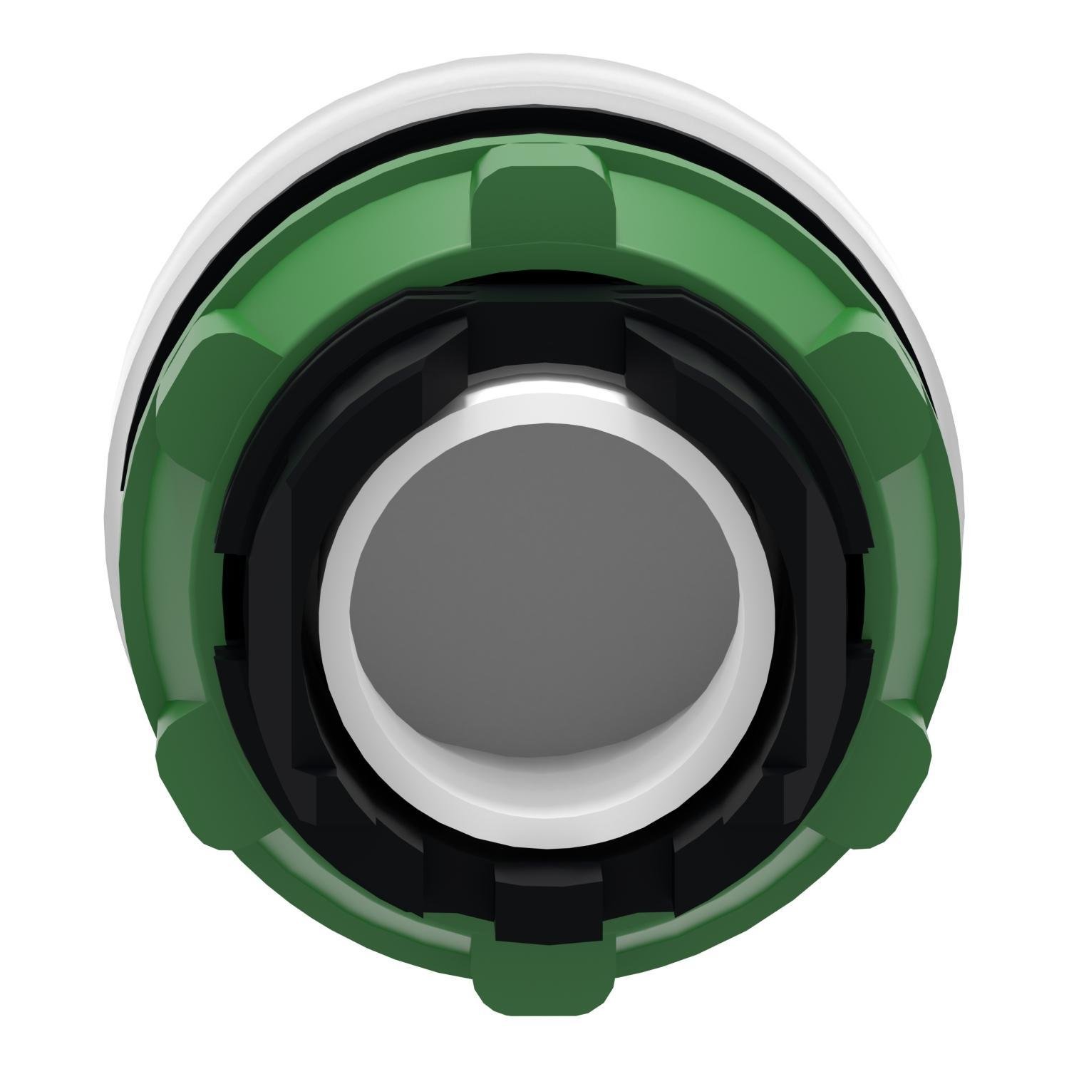 Picture of ZB5AV013 - Head for pilot light, Harmony XB5, plastic, white, 22mm, plain lens, BA9s base fitting