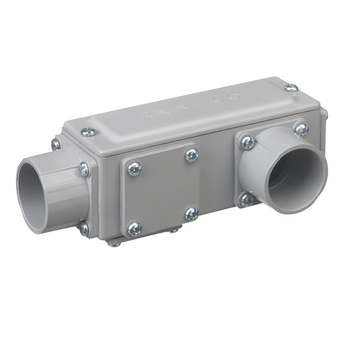 Picture of 934NM - Non-Metallic. five conduit bodies in one. Ships as an LB but converts to a T, LL, LR, or C. Trade Size 1-1/2"