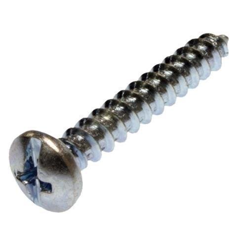 Picture of 10 x 2 in. Pan Head Phillips Sharp Point Tapping Screws - Steel Zinc - 100qty