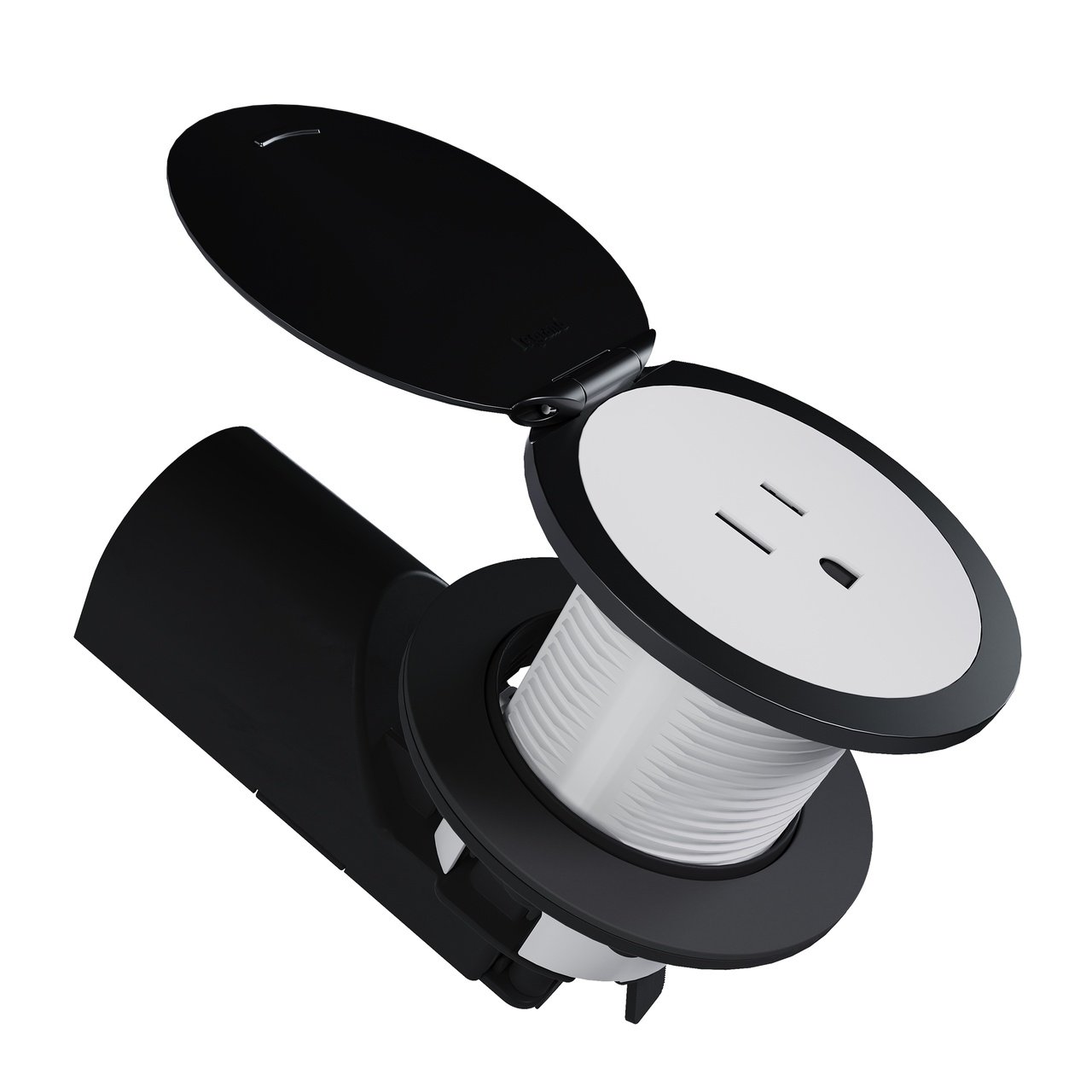 Picture of CP498TR15W - Kitchen Countertop Outlet, 15A, Matte White