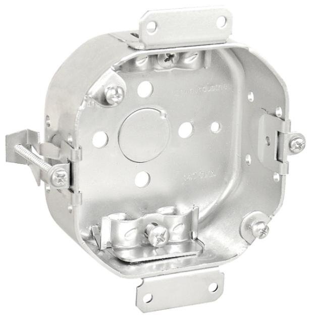 54151-OWR - 54151-OWR - Octagon Old Work Cut In Box 1-1/2" Deep NM Clamps, 4", 25 Pak