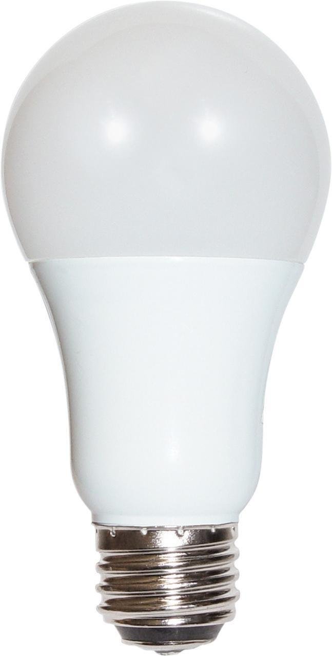 3 Watt/9 Watt/12 Watt - A19 LED - 3-way - Frosted - 3000K - Medium base - 220 deg. Beam Angle - 120 Volt