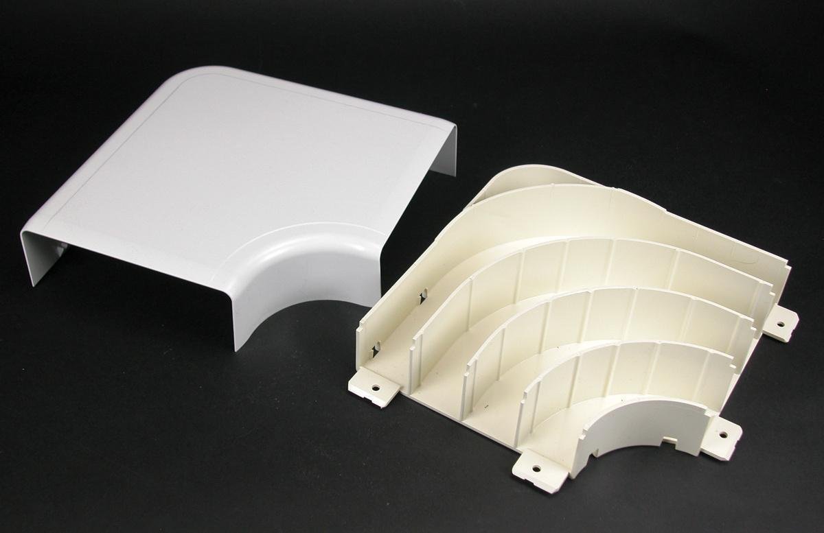 5411FO-WH - 5400 Radiused Full Capacity Flat Elbow Fitting