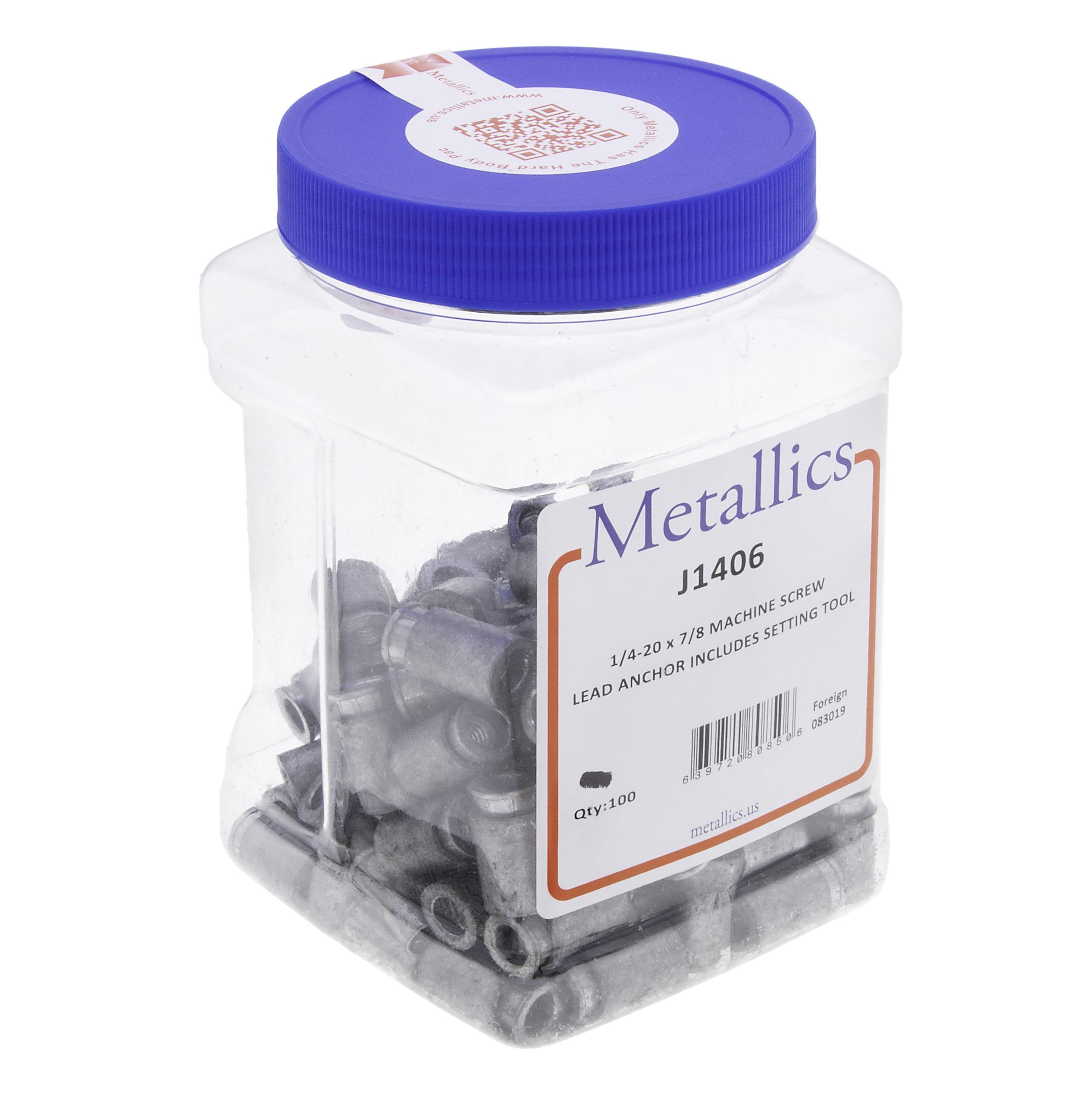 J1406 - Anchors 1/4-20 Ms Lead Ancr (Jar 100)