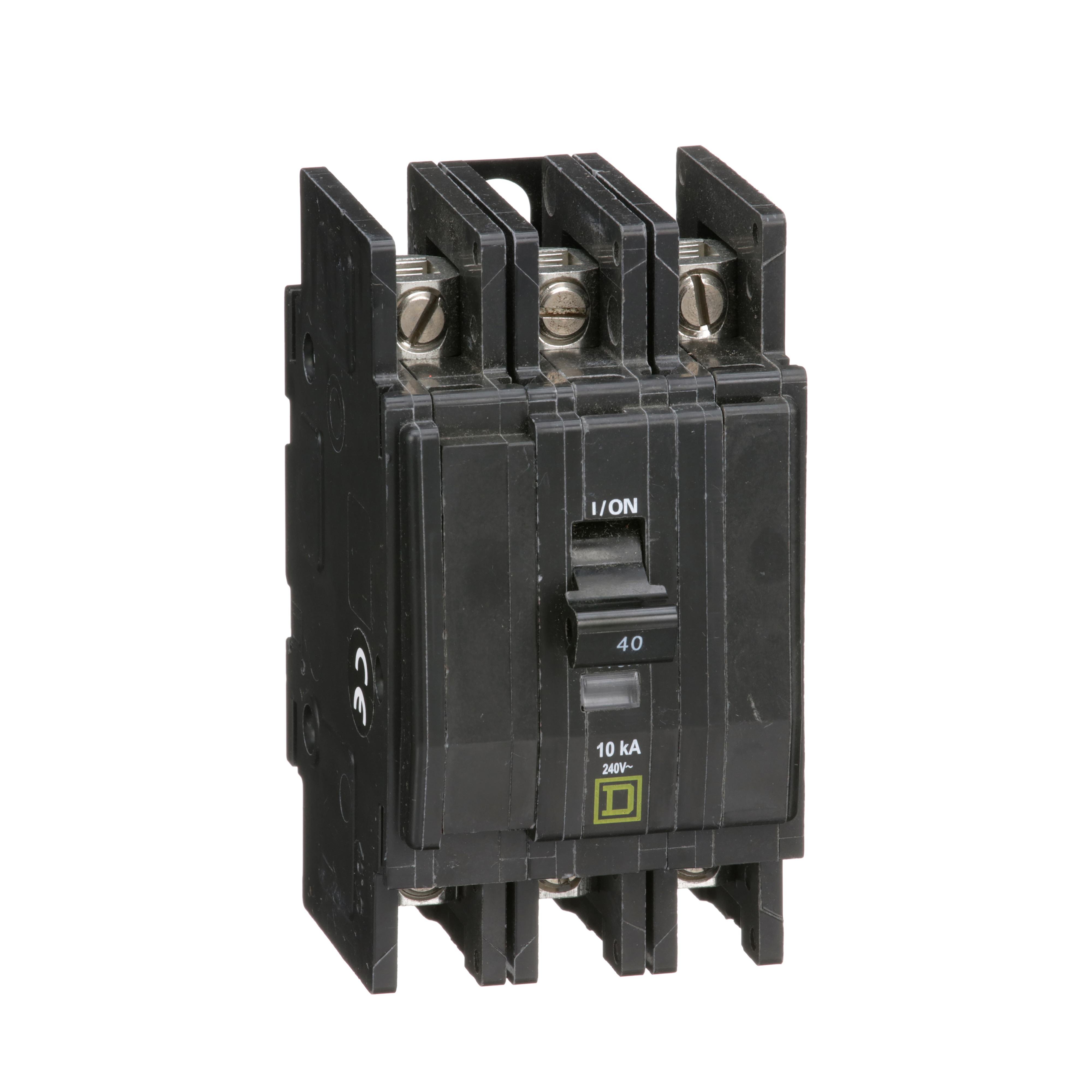 Picture of QOU340 - Mini circuit breaker, QOU, 40A, 3 pole, 240VAC, 10kA