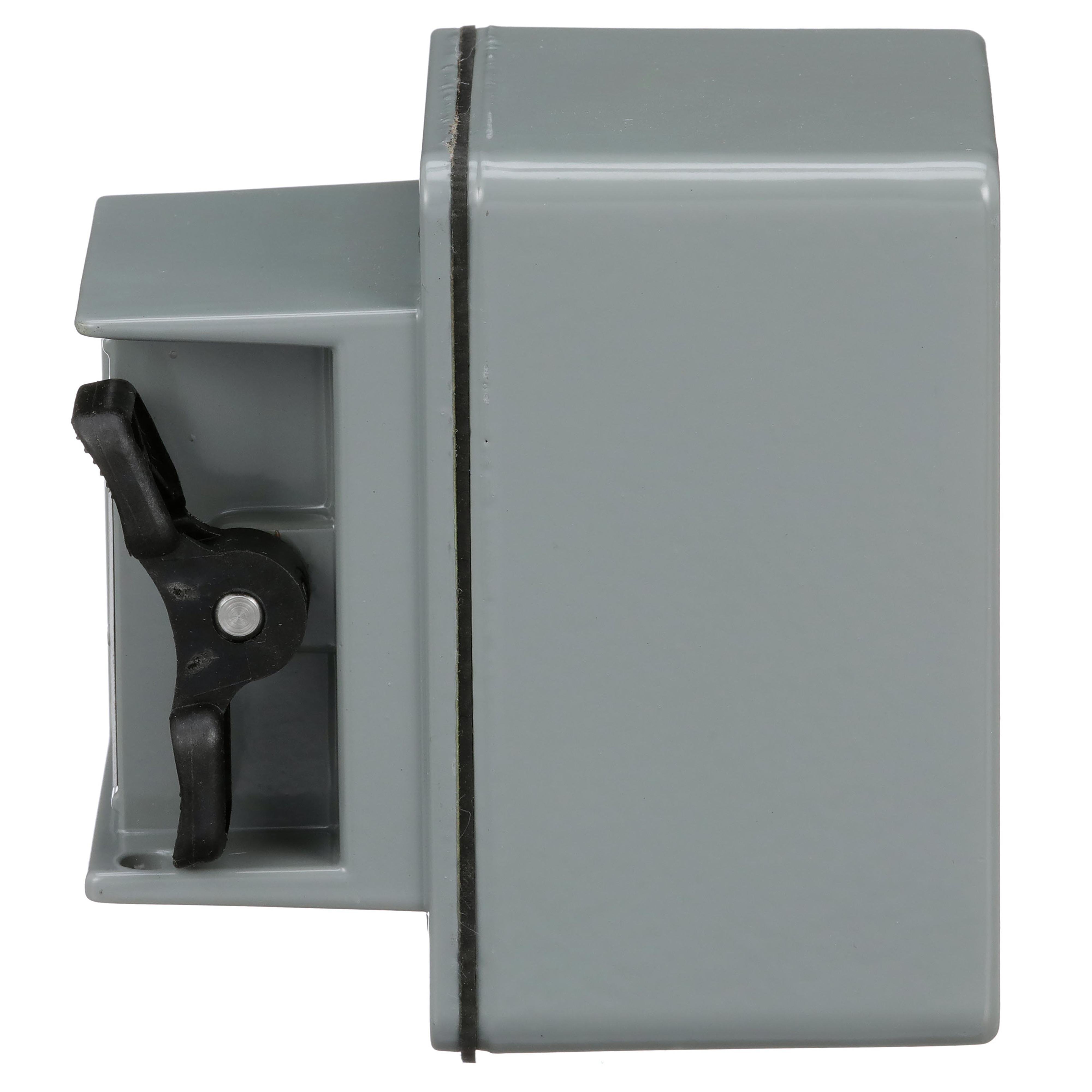 Picture of 2510KW1 - Switch, manual, 30A, 2 pole, 3 HP at 575 VAC, single phase, toggle operated, no indicator, NEMA 4 one conduit opening