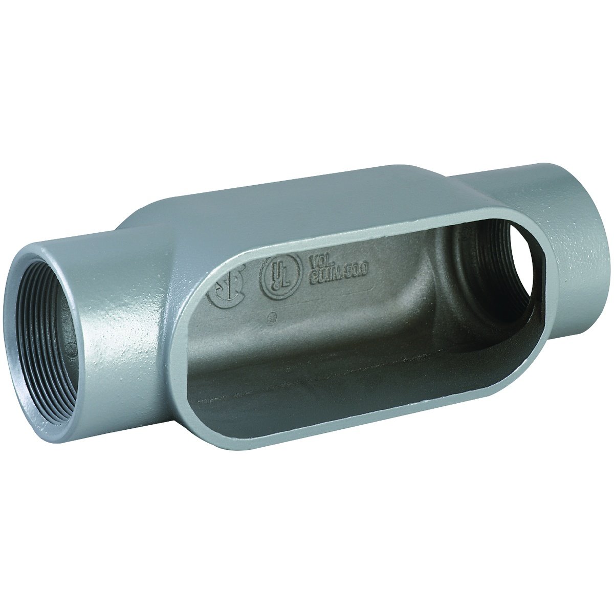 C57 - 1-1/2" C Hub, Iron Form 7 Conduit Body