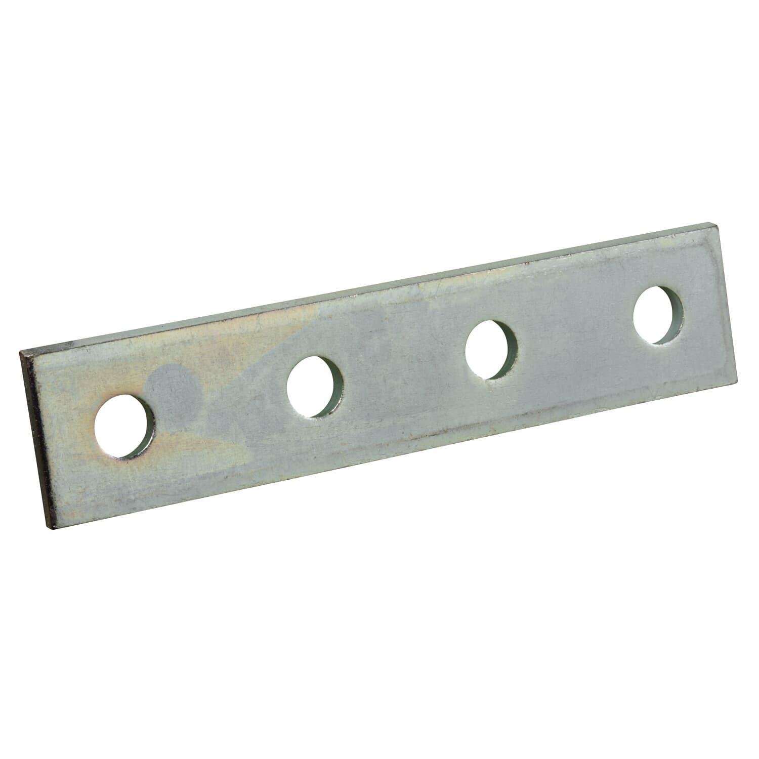 X207 EG -  4-Hole Splice Plate Length 7.25" Electro-Galvanized Steel