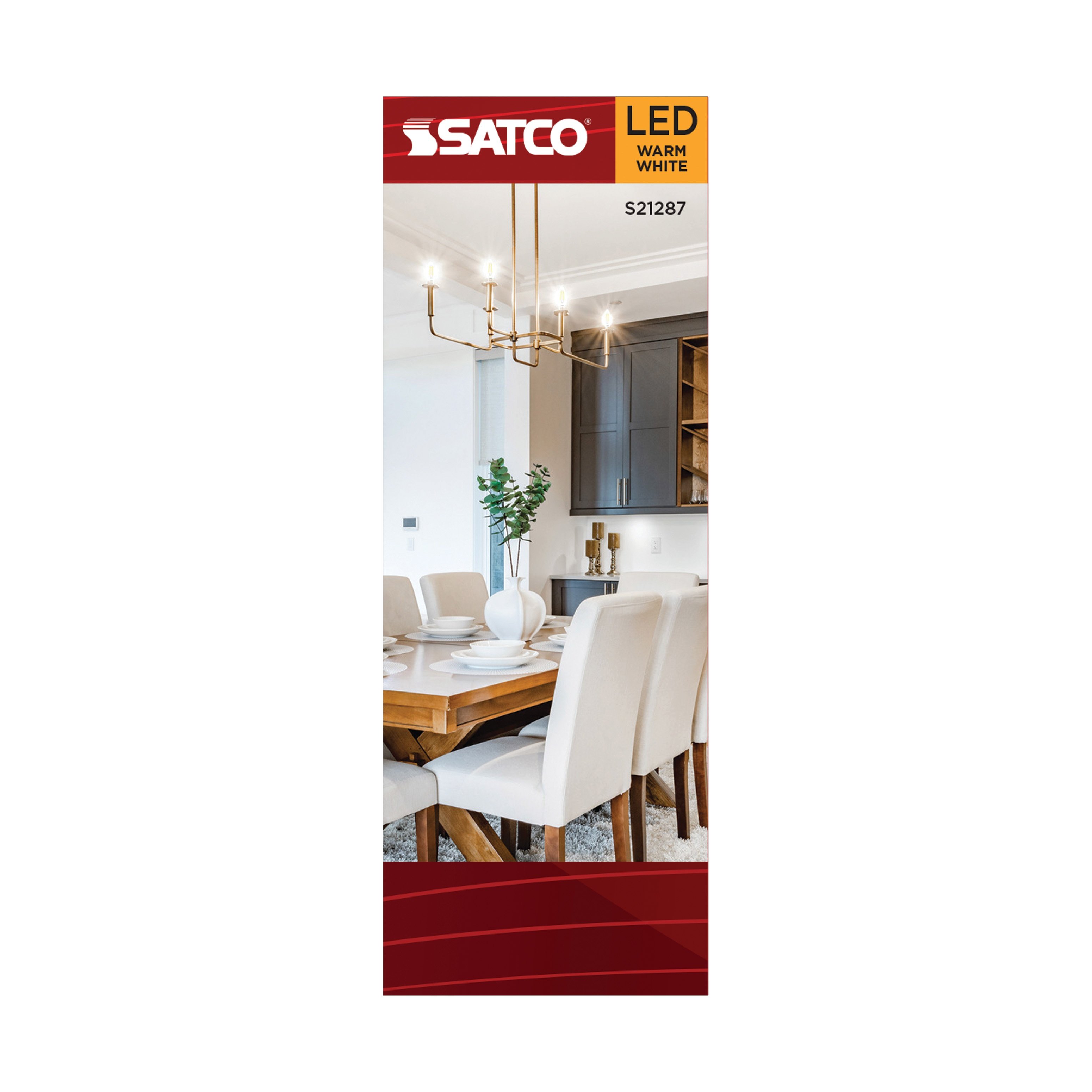 Picture of S21287 - 4 Watt B11 LED - Frost - Medium base - 90 CRI - 2700K - 120 Volt