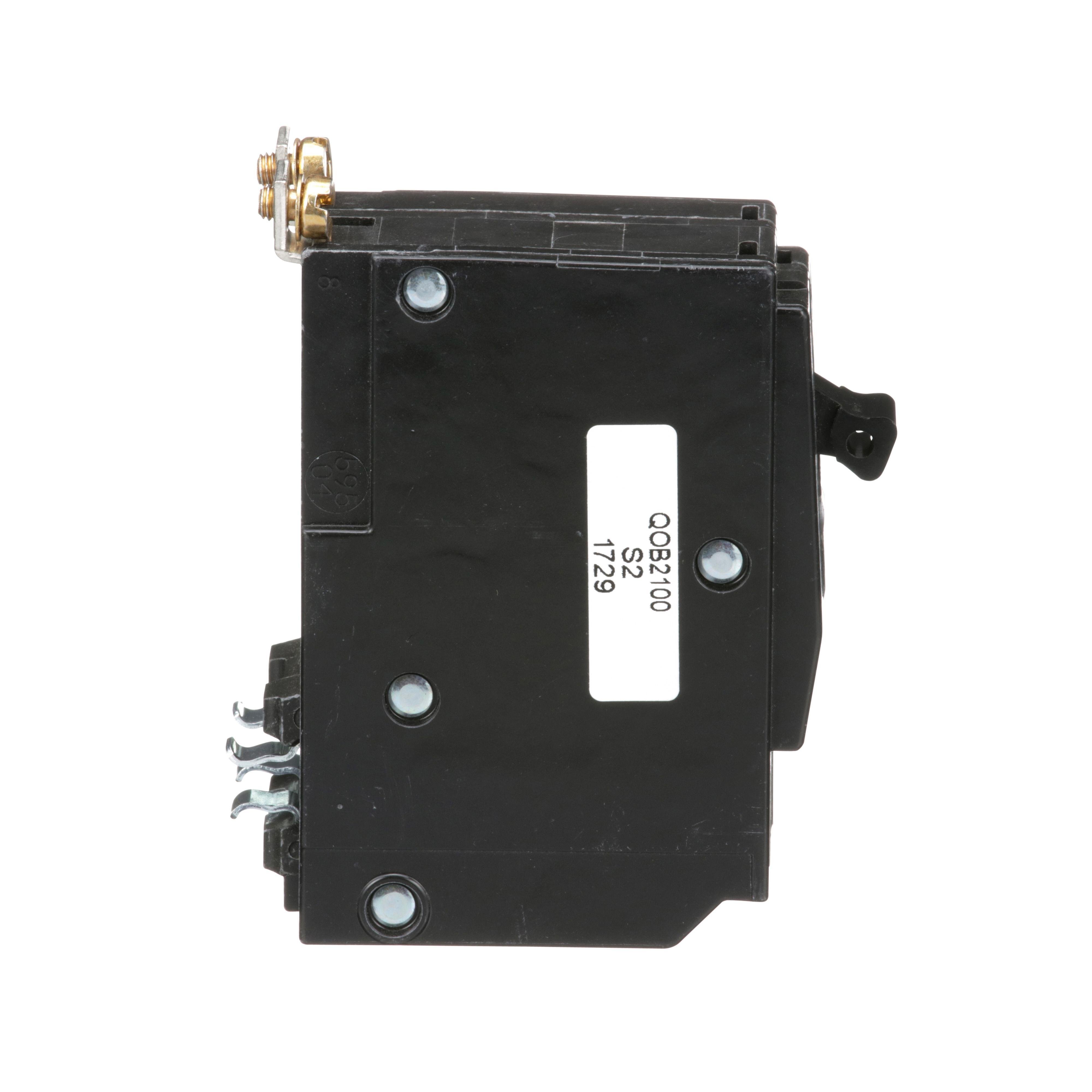 Picture of QOB2100 - Mini circuit breaker, QO, 100A, 2 pole, 120/240VAC, 10kA, bolt on