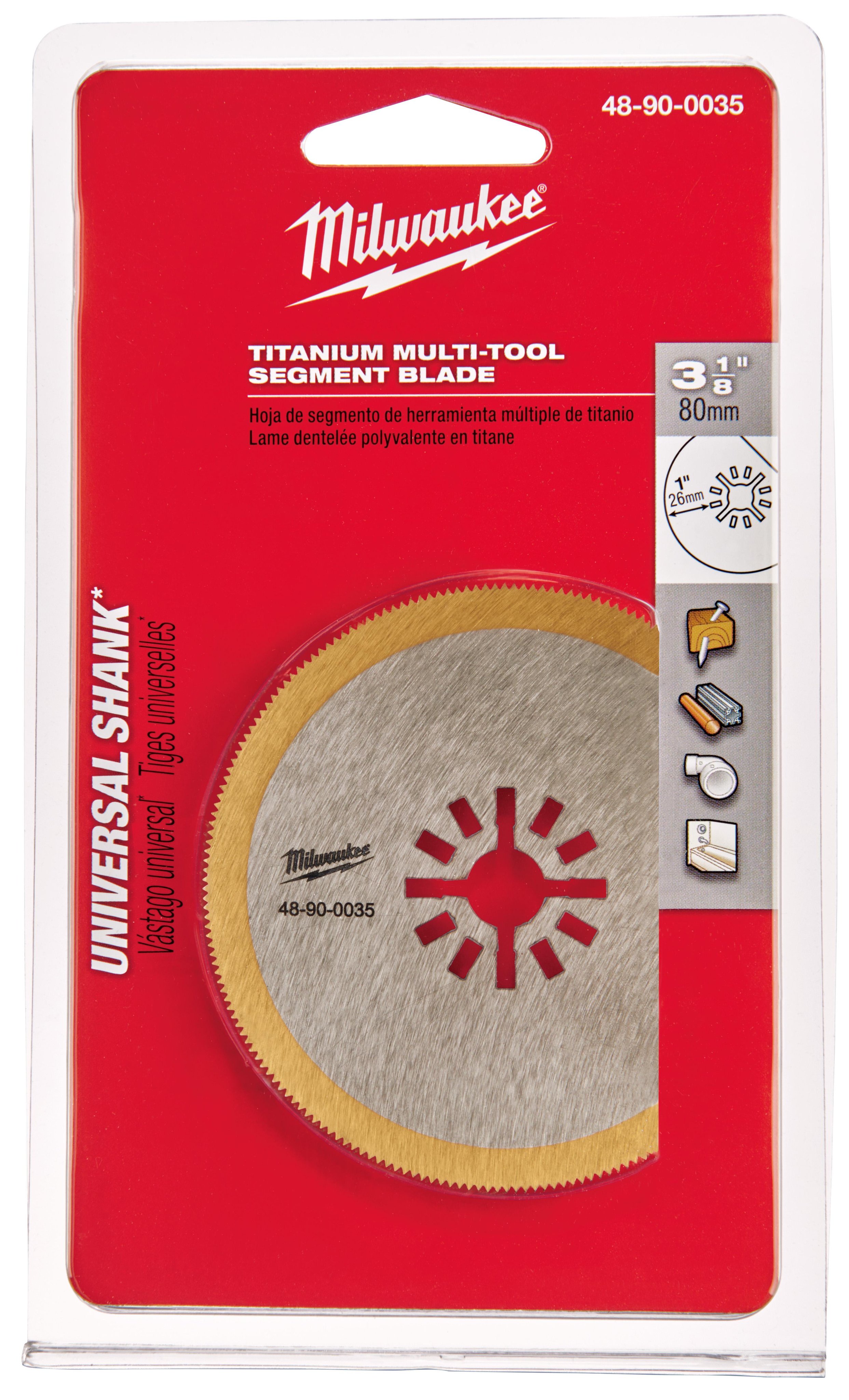 48-90-0035 - 3-1/8 in. Titanium Segment Multi-Tool Blade