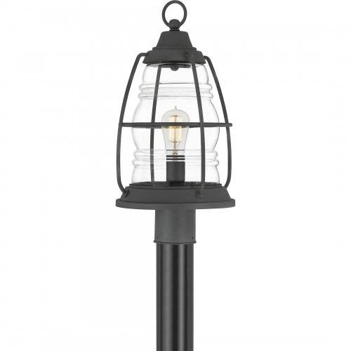 AMR9010MB - Admiral Outdoor post 1 light mottled black