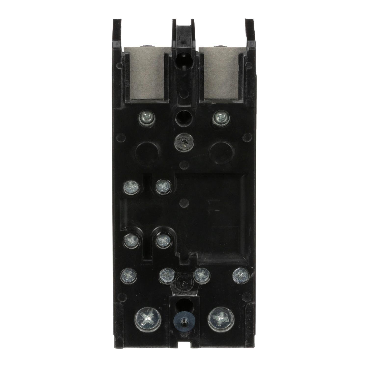 Picture of QBP22125TM - Circuit breaker, PowerPacT Q, 125A, 2 pole, 240VAC, 10kA, lugs, thermal magnetic, 80%, bottom of panel