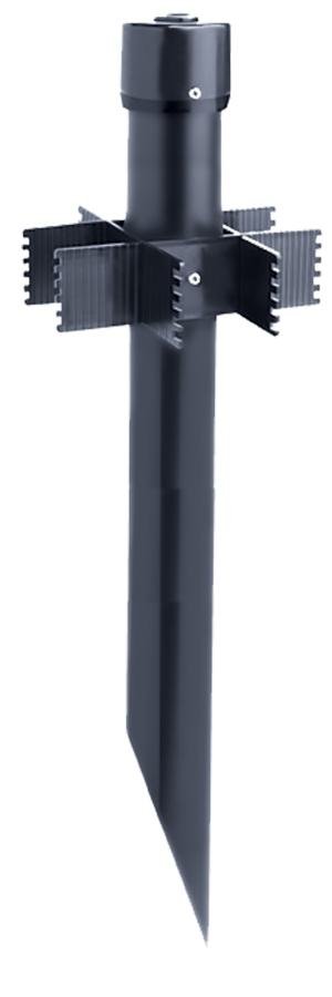 MP25B - LANDSCAPE 25 INCH MIGHTY POST BLACK