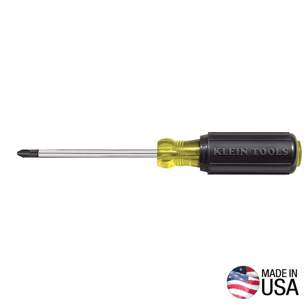 603-4 - #2 Phillips Screwdriver 4-Inch Round Shank