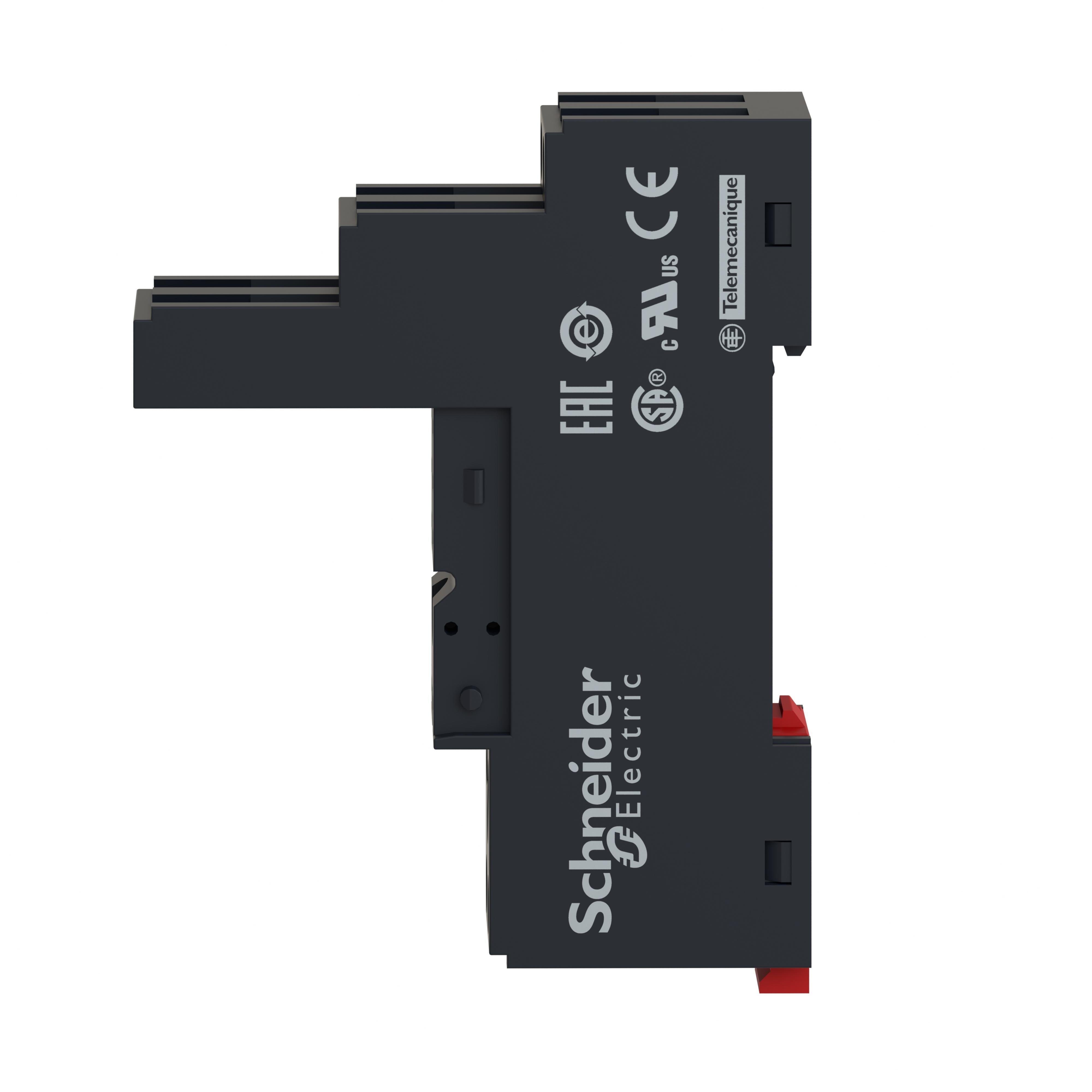 Picture of RSZE1S48M - socket, for RSB1A160 RSB2A080 relays, Harmony Electromechanical Relays, 10A, screw connec to rs, separate contact