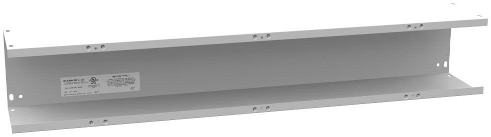 6636-GSC1-NK - 6x36x6 Screw Cover Wireway Type 1 UL Listed Steel No Knockouts ANSI 61 Gray