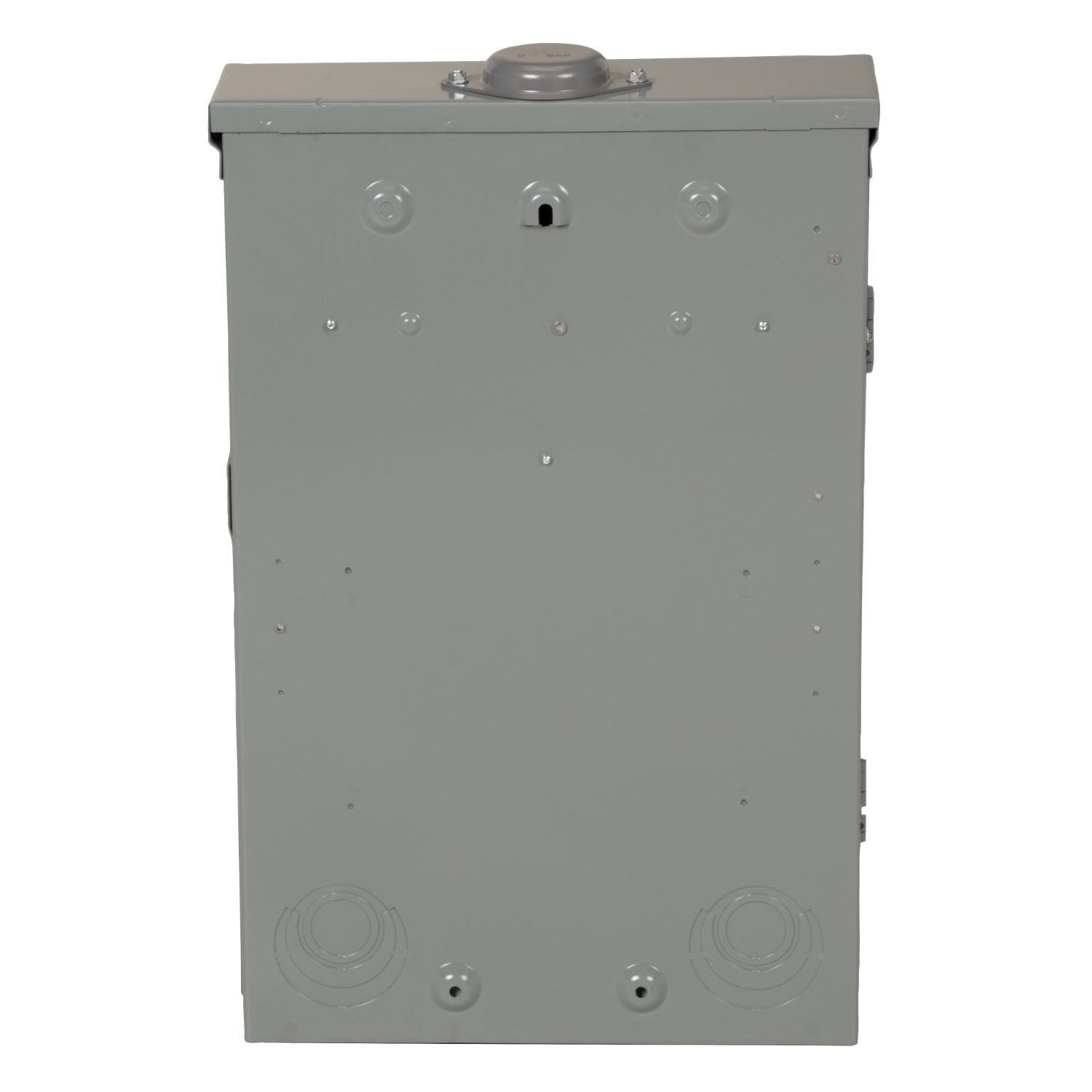 Picture of QO124L125PGRB - Load center, QO, 1 phase, 24 spaces, 34 circuits, 125A convertible main lugs, PoN, NEMA3R, gnd bar