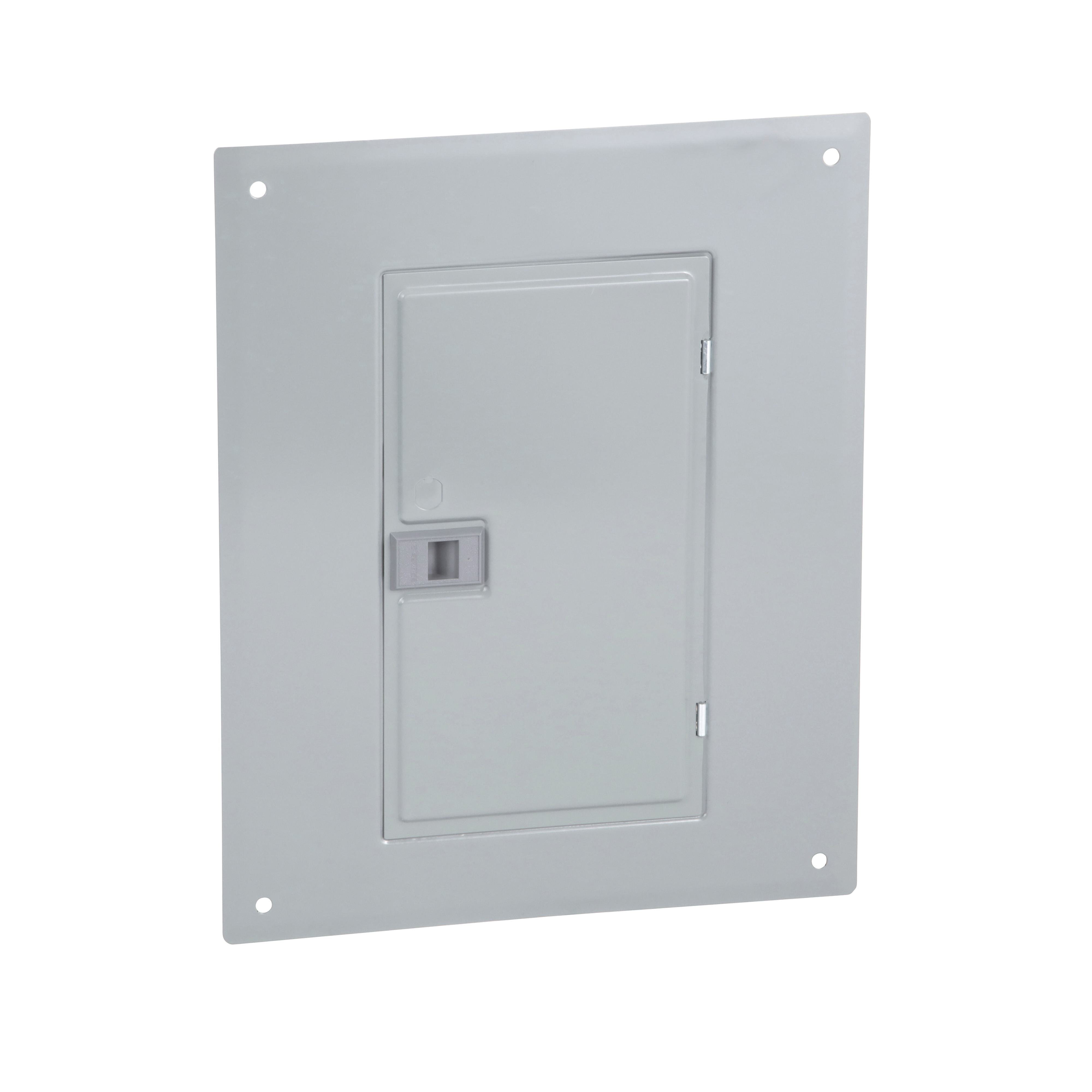 QOC20U100F - Replacement cover, QO, for 20 space load center with 125A mains, flush, gray