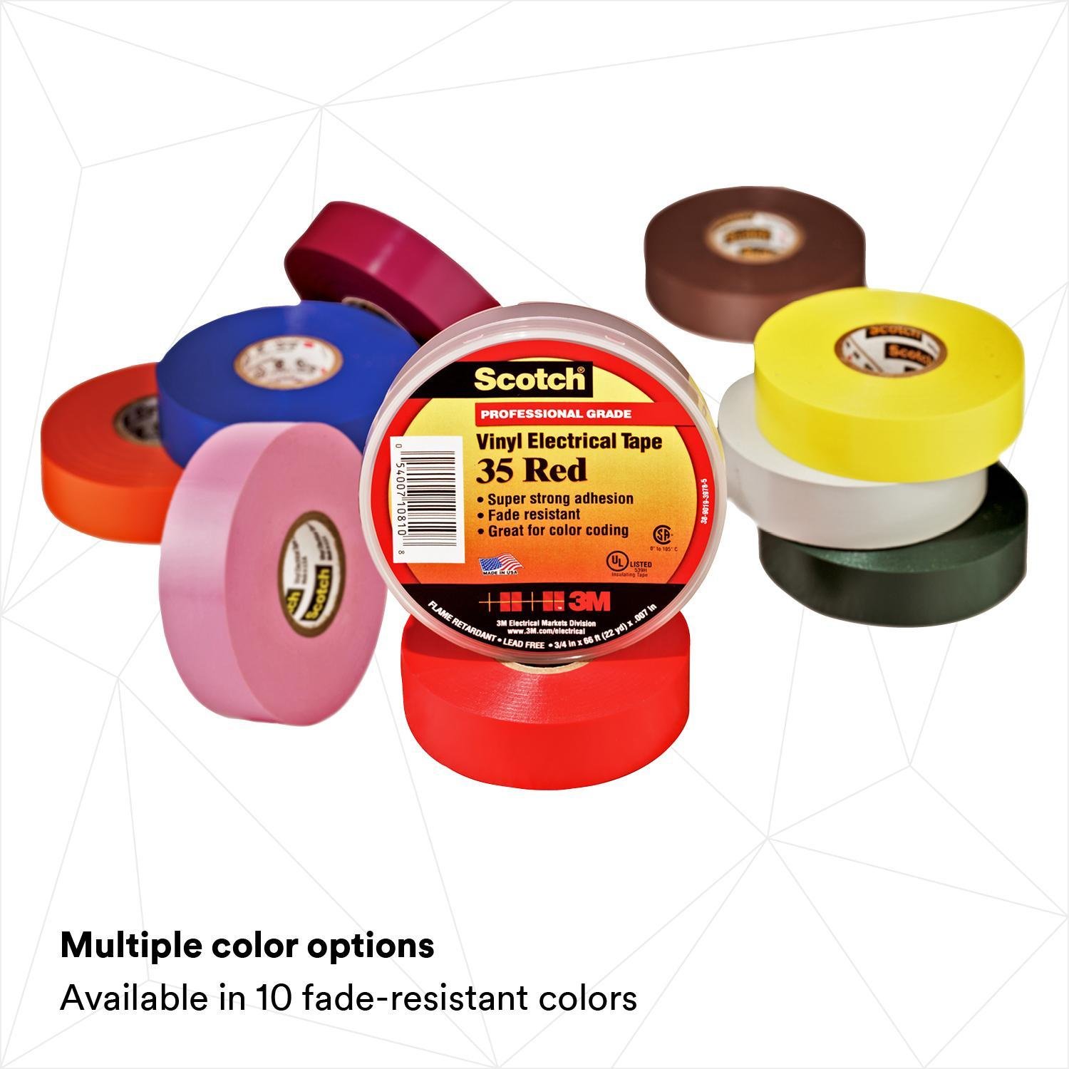 Picture of 35-VIOLET-3/4X66FT - 3M 35-Violet-3/4 Vinyl Color Coding Tape 3/4" x 66'