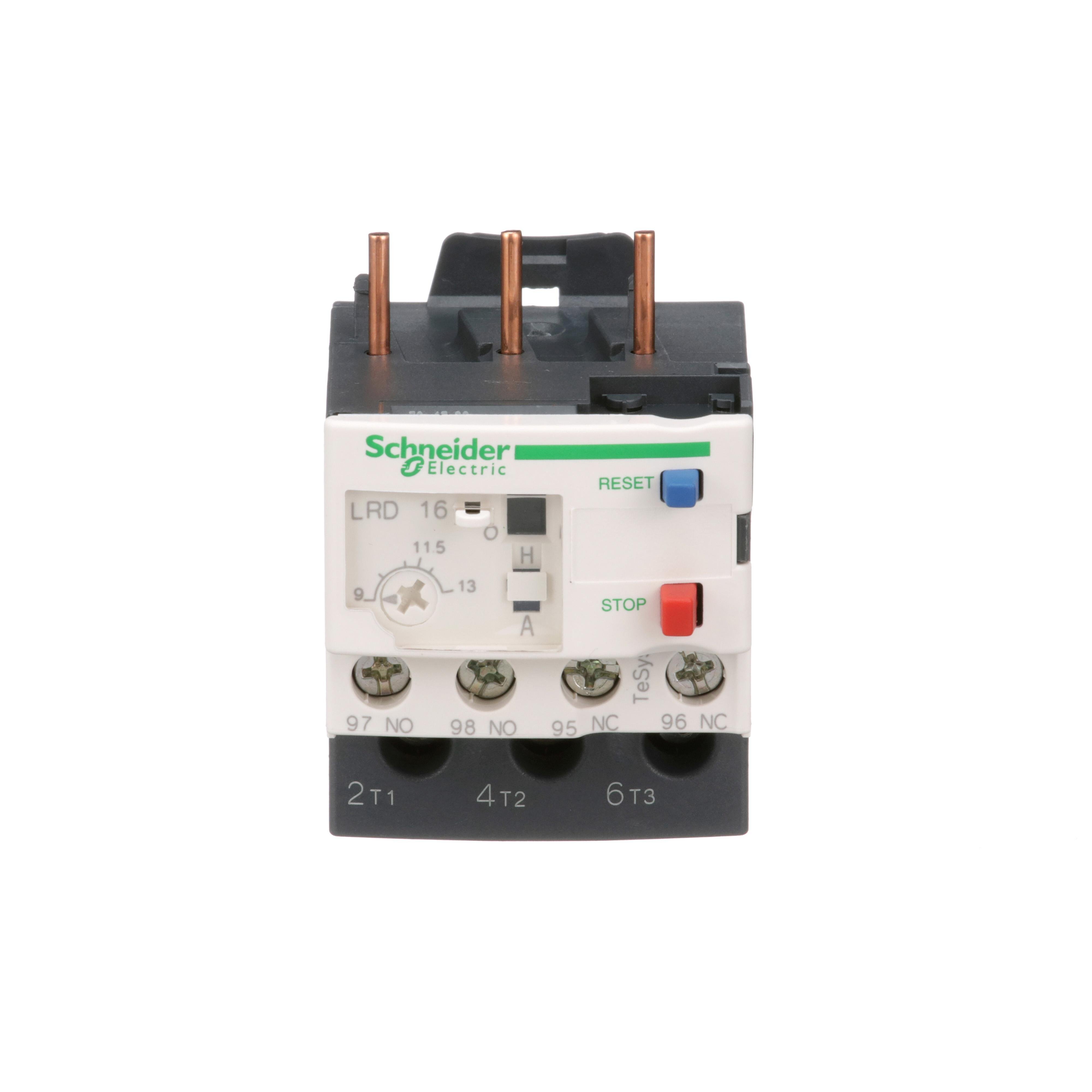 LRD16 - TeSys Deca, thermal overload relay, 9 to 13 A, class 10A