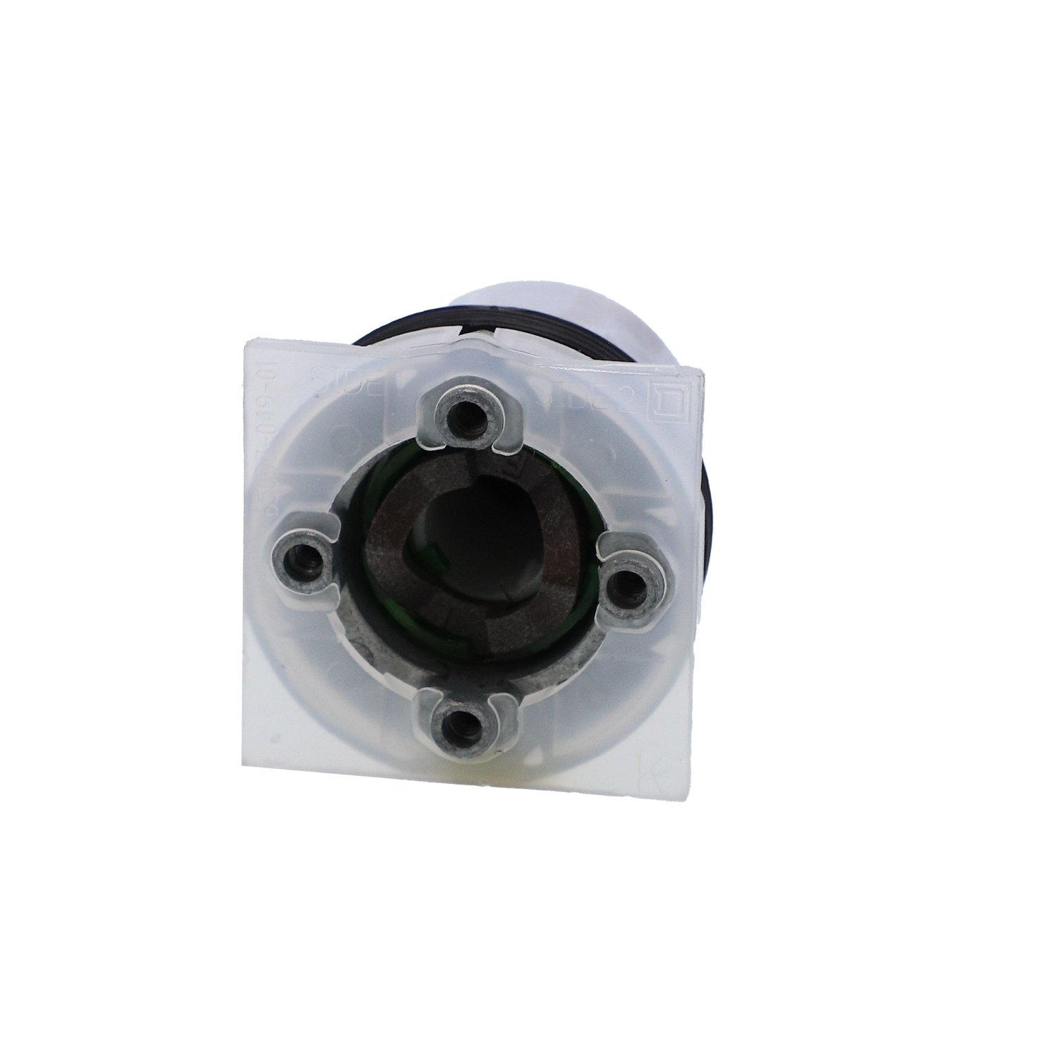 Picture of 9001KS25B - Selector switch head, Harmony 9001K, metal, standard handle, black, 30mm, 2 positions, spring return left to right