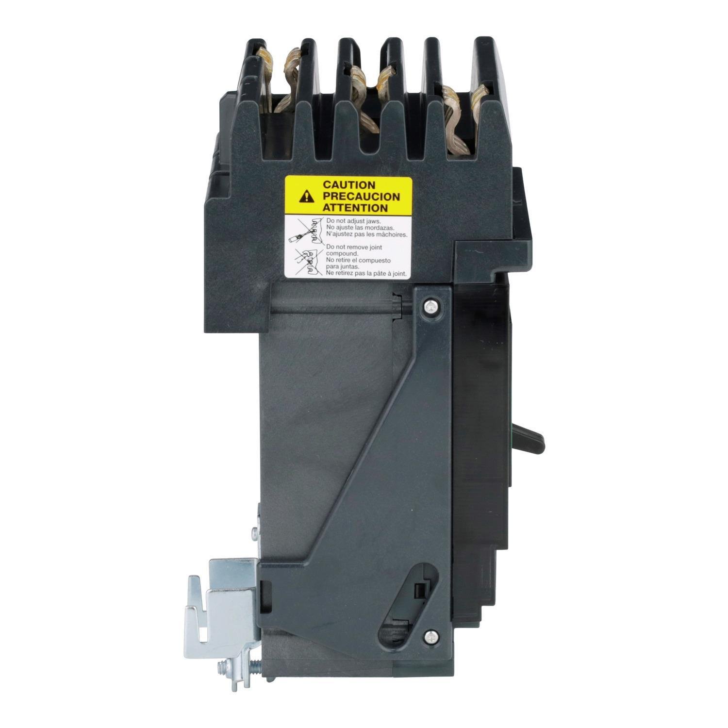 Picture of HGA36150U31X - Circuit breaker, PowerPacT H, 150A, 3 pole, 600VAC, 18kA, I-Line, Micrologic 3.2, 80%, ABC