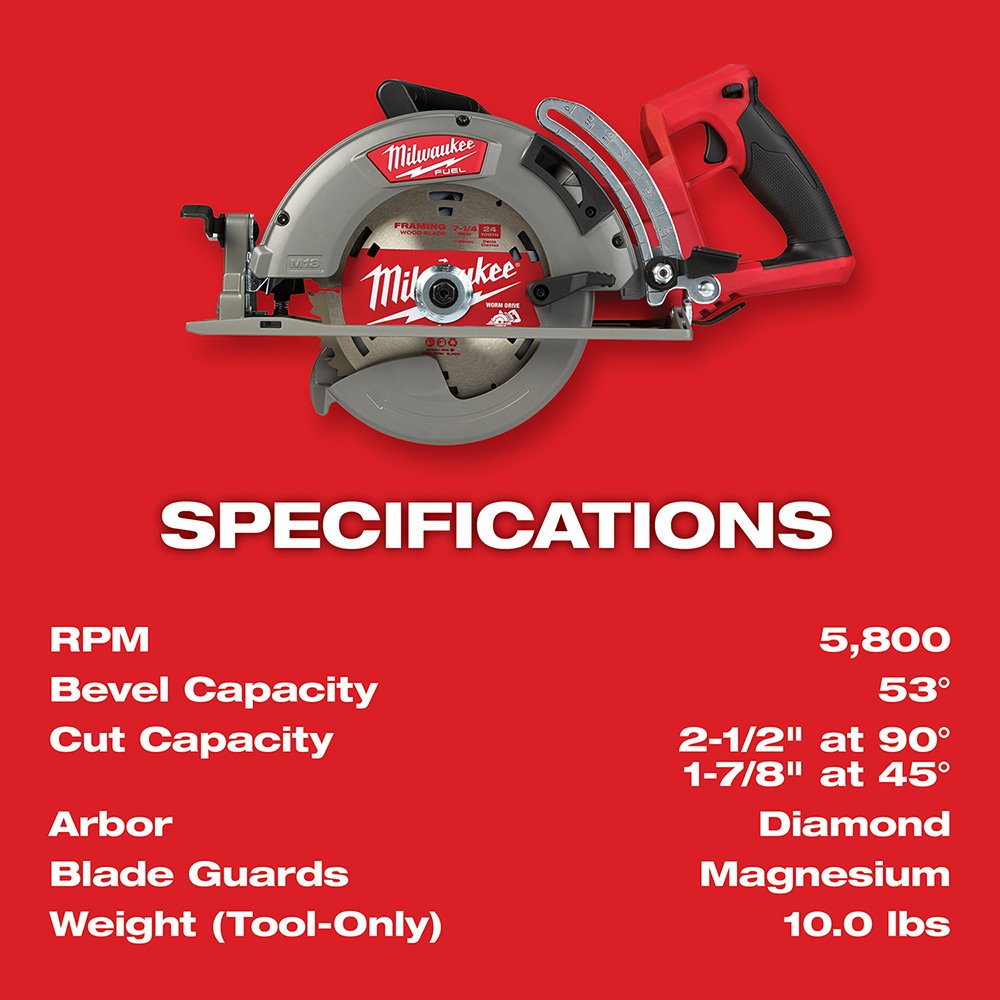 Picture of 2830-20 - M18 FUEL™ Rear Handle 7-1/4 in. Circular Saw