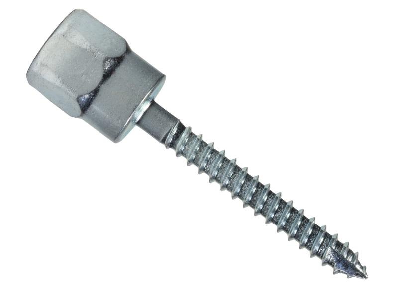 Picture of JRWV37200 - Thread Rod 1/4 X 2 Wood V-Mt Ancr St-zn (Jar 25)