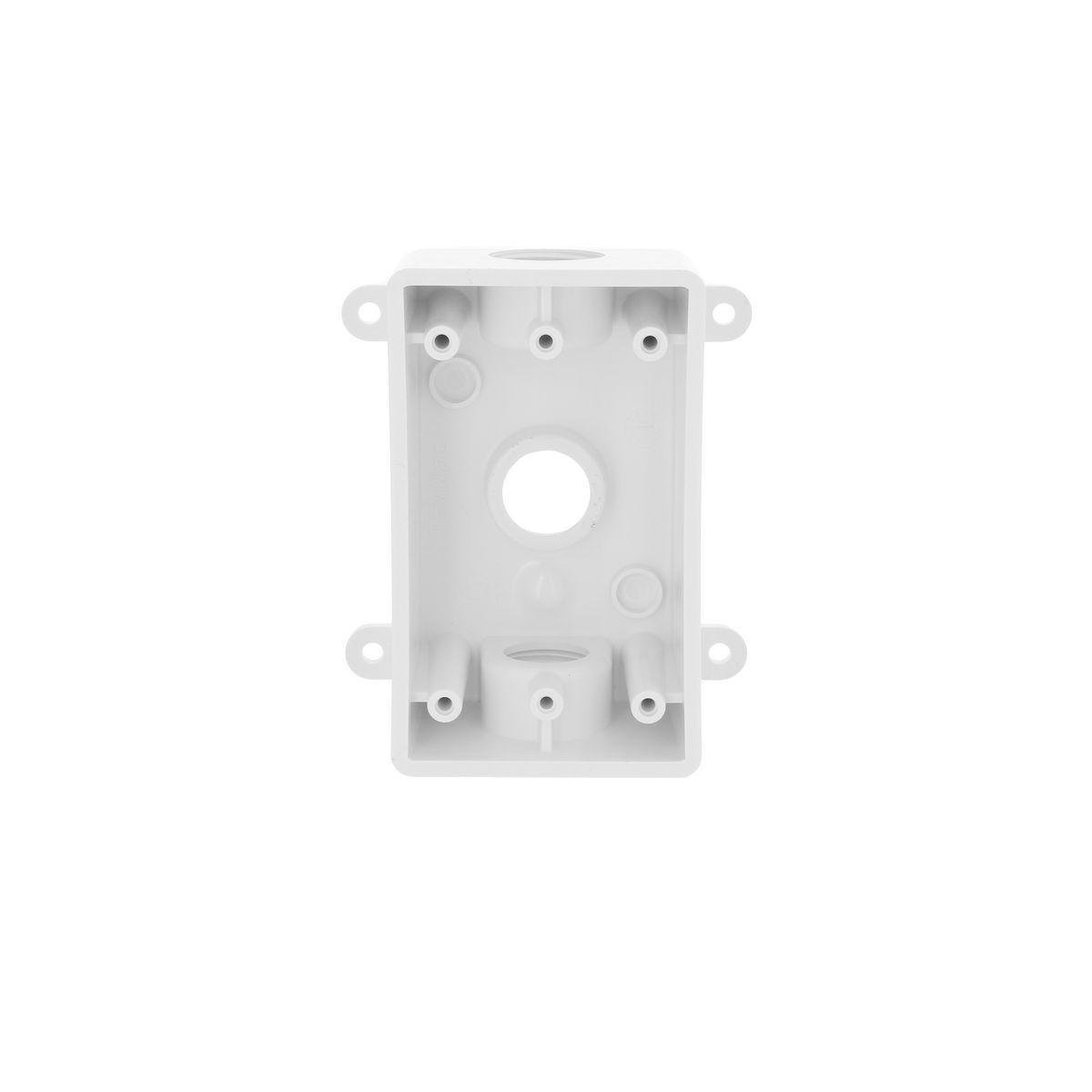 Picture of PSB37550WH - 1-Gang Weatherproof Box, Three 1/2 in or 3/4 in Threaded Outlets, White
