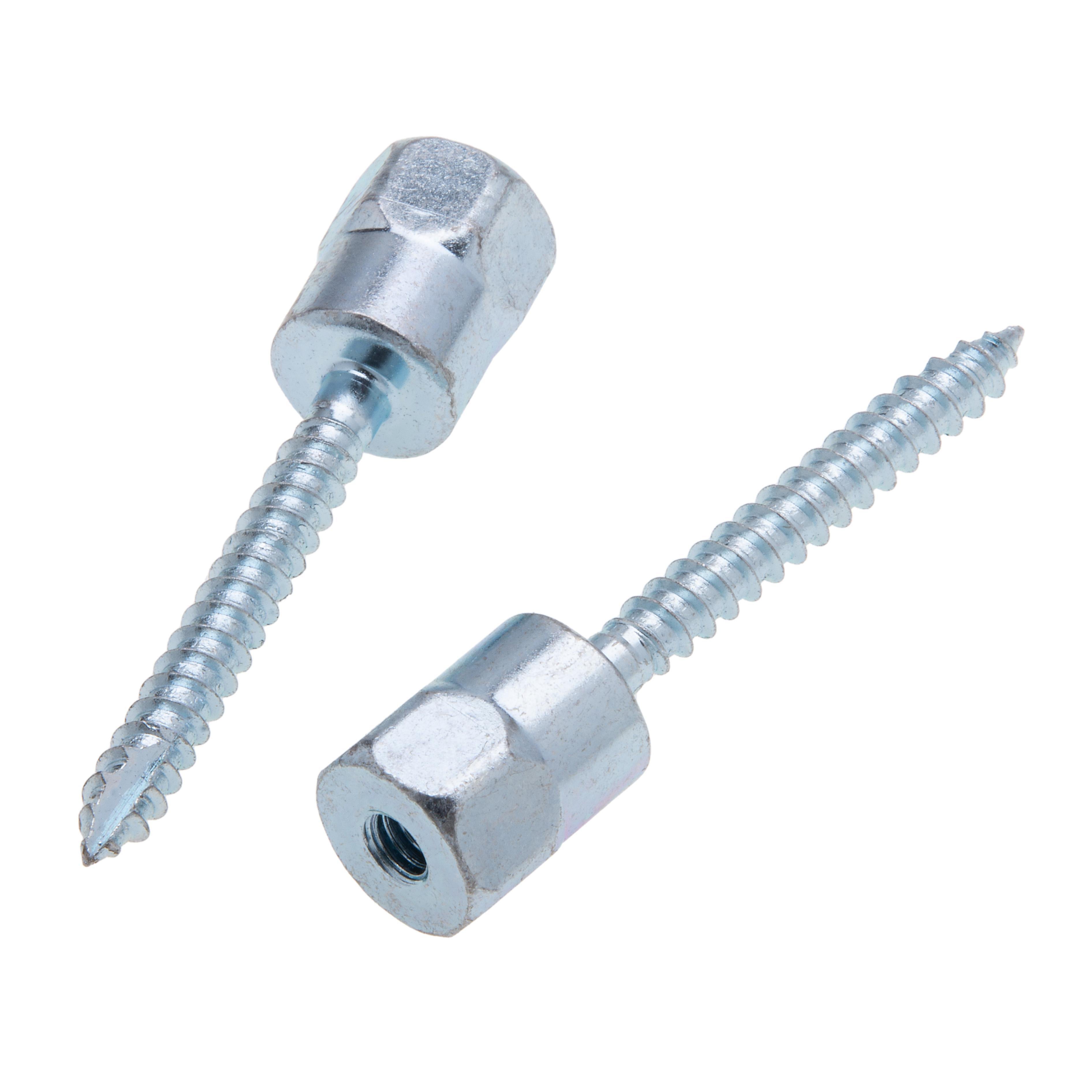 JRWV25200 - Thread Rod 1/4 X 2 Wood V-Mt Ancr St-zn (Jar 25)