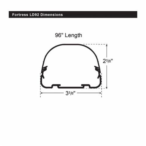 Picture of 84004 - RectorSeal Fortress Lineset Ducting 84004 Lineset Covers, Easy Installation, HVAC, 3.5" Duct 7.5' Length