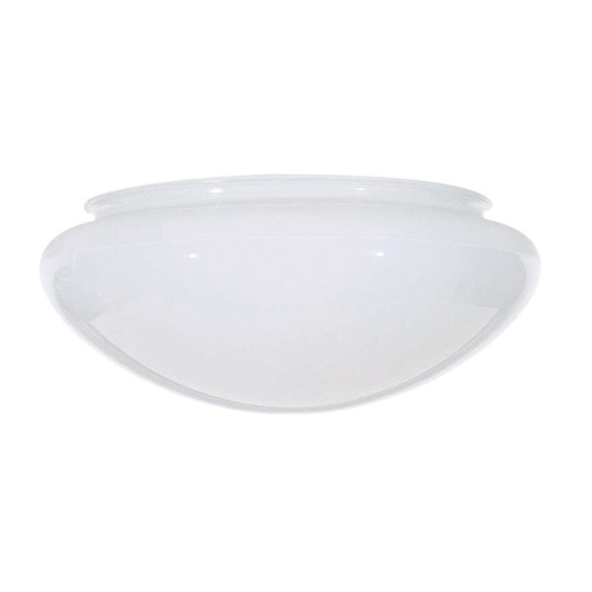 Picture of 50-329 - 6 in., Mushroom Glass Shade, 7-1/2 in., Diameter, 5-7/8 in., Fitter, 3-5/8 in., Height, Sprayed Inside White