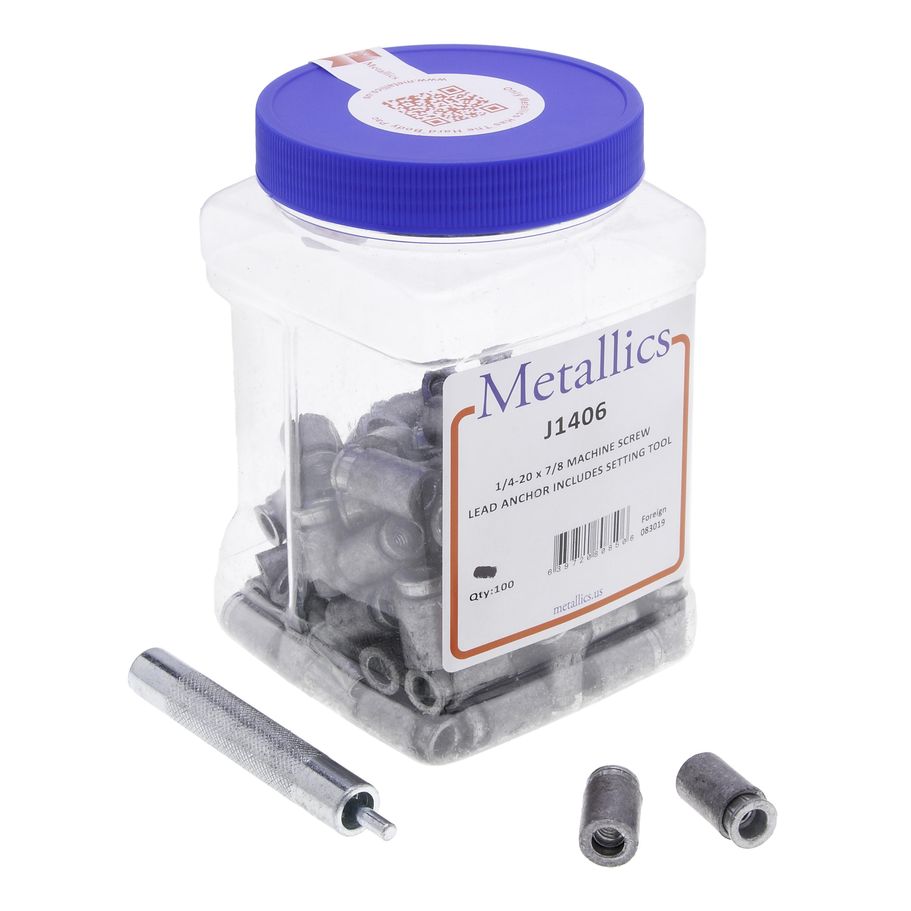 Picture of J1406 - Anchors 1/4-20 Ms Lead Ancr (Jar 100)