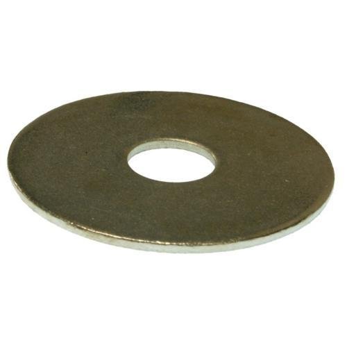 Picture of JW116SS - Fender Washer, Stainless Steel material, 1/4 in. inside diameter, 1-1/4 in. outside diameter, 100 per pack, 1/4 in. fits bolt sizes, 18-8 grade