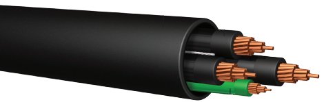 TC63THHN 6/3 #8 GG THHN Tray Cable, 1000 Ft. Reel