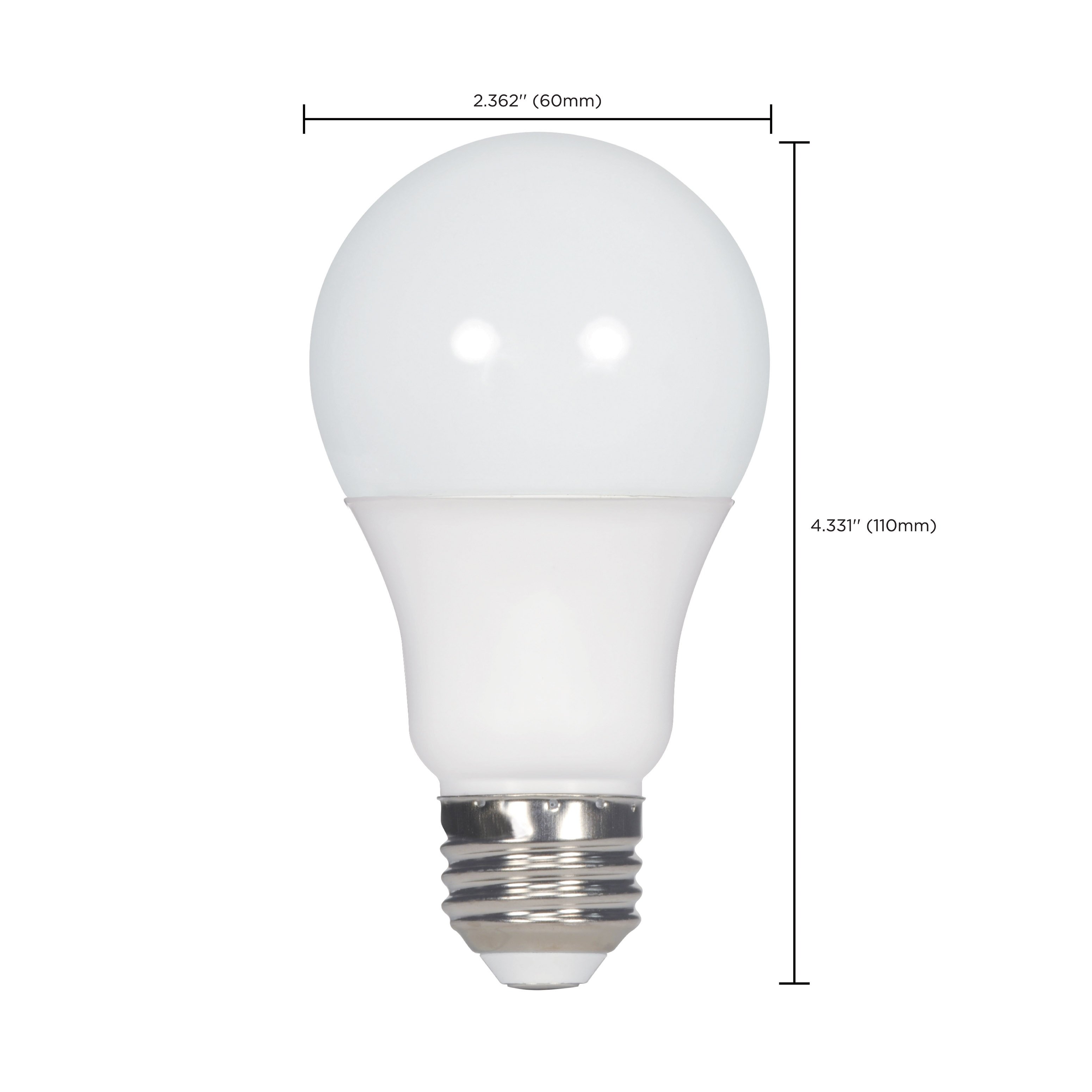 Picture of S29811 - 11 Watt - A19 LED - 3000K - Medium base - 220 deg. Beam Angle - 120 Volt