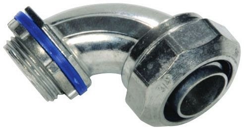 LT36 - ZINC 90° LIQUIDTIGHT CONNECTORS, 3/4”