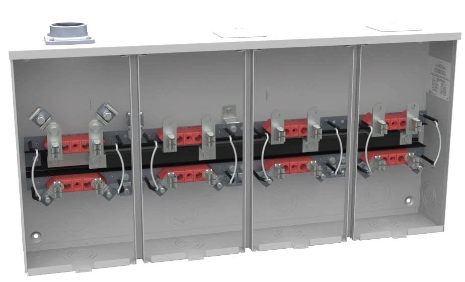 U7364-DL - 4 Terminal Ringless 2 In Hub 4 Position