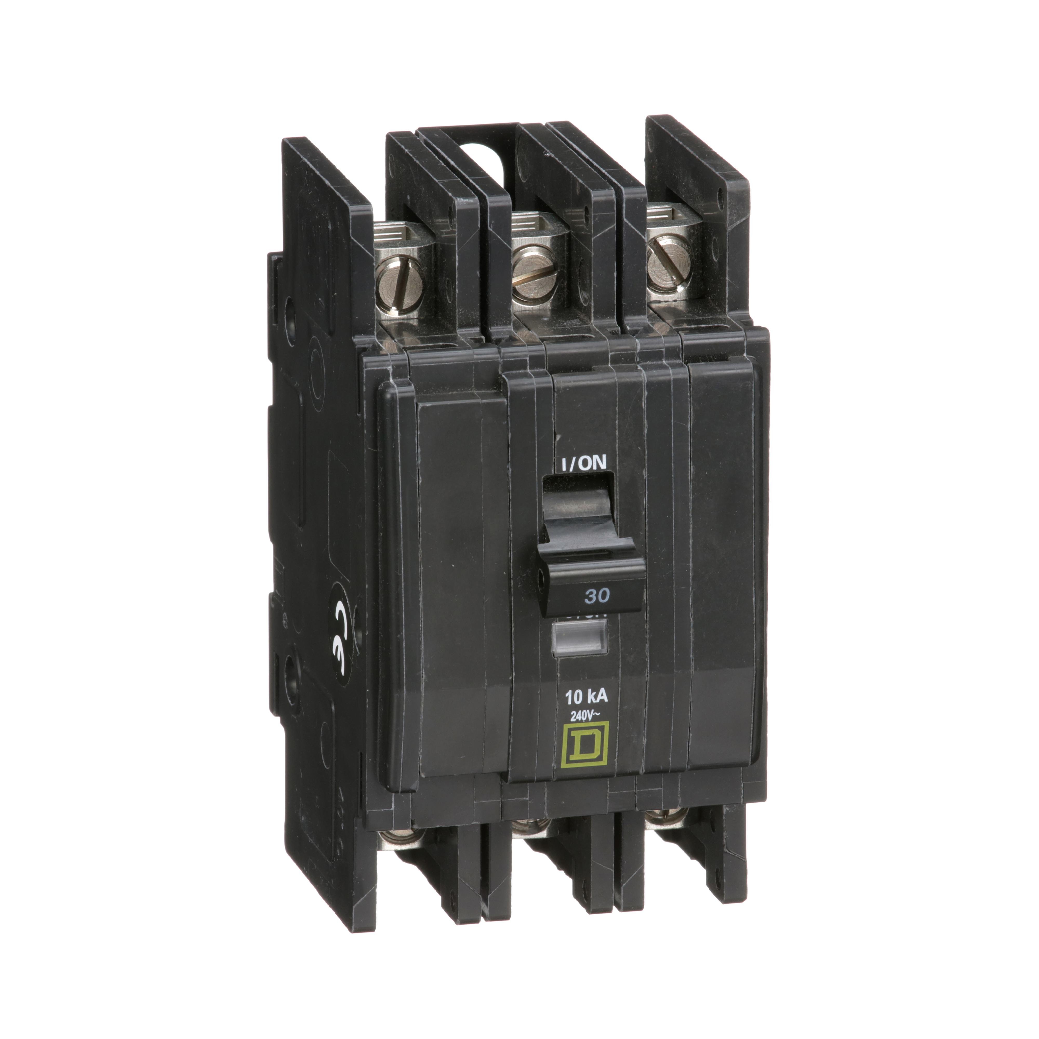 QOU330 - Mini circuit breaker, QOU, 30A, 3 pole, 240VAC, 10kA