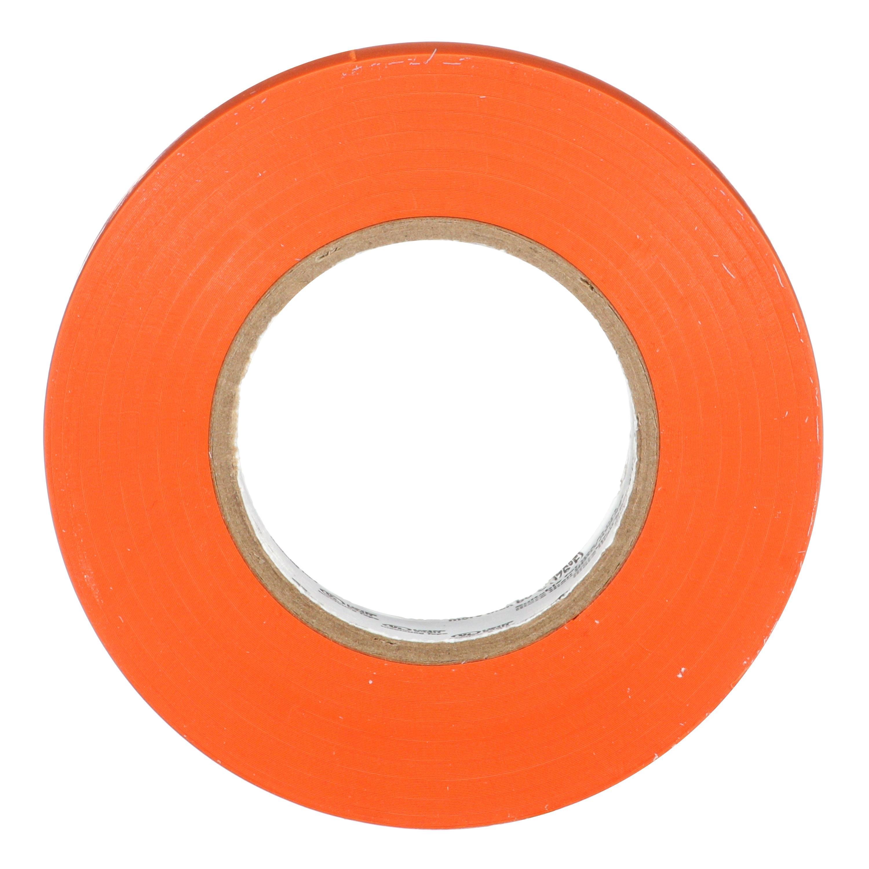 Picture of 7100169433 - 3M™ Temflex™ Vinyl Electrical Tape 165, Orange, 3/4 in x 60 ft (19 mm x 18 m), 6 mil, 100 Rolls/Case