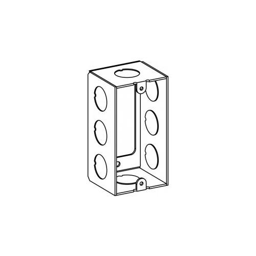 HB-1-50-EXT - 1-7/8" DEEP, 1-GANG WELDED HANDY EXTENSION RING WITH 1/2" KO