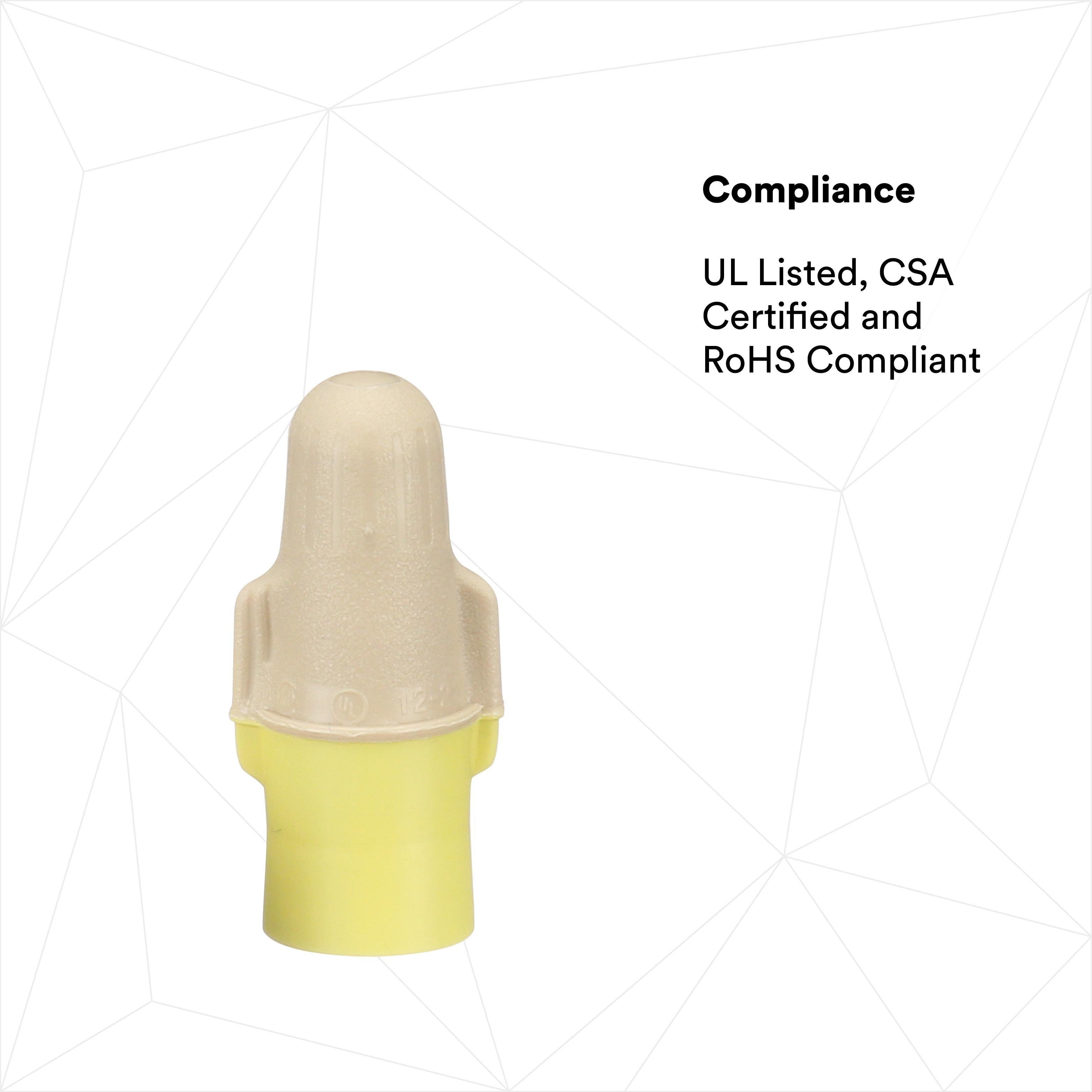 Picture of T/Y+JUG - 3M™ Performance Plus™ Wire Connector T/Y+JUG, 500 per Jug