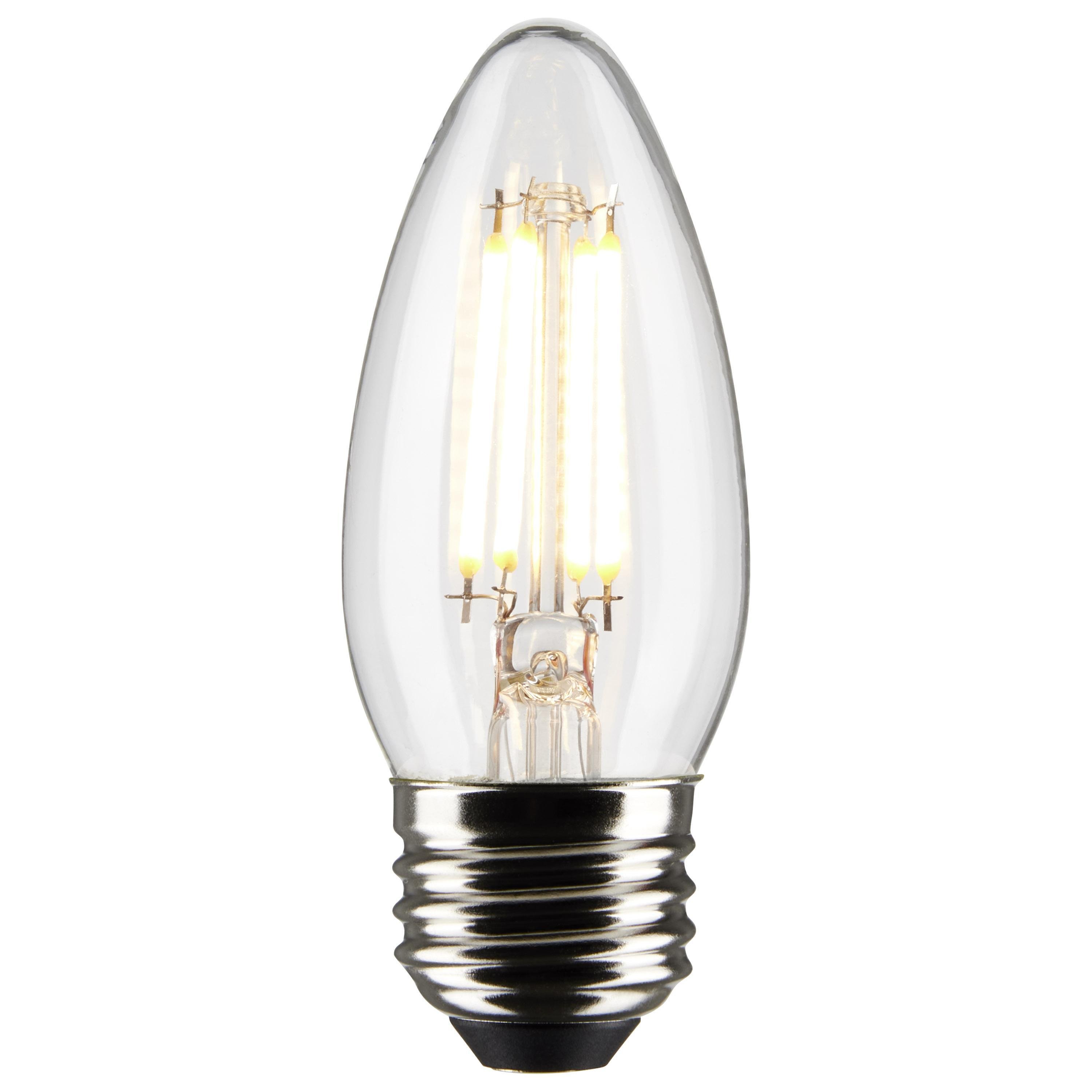 S21290 - 5.5 Watt B11 LED - Clear - Medium base - 90 CRI - 2700K - 120 Volt
