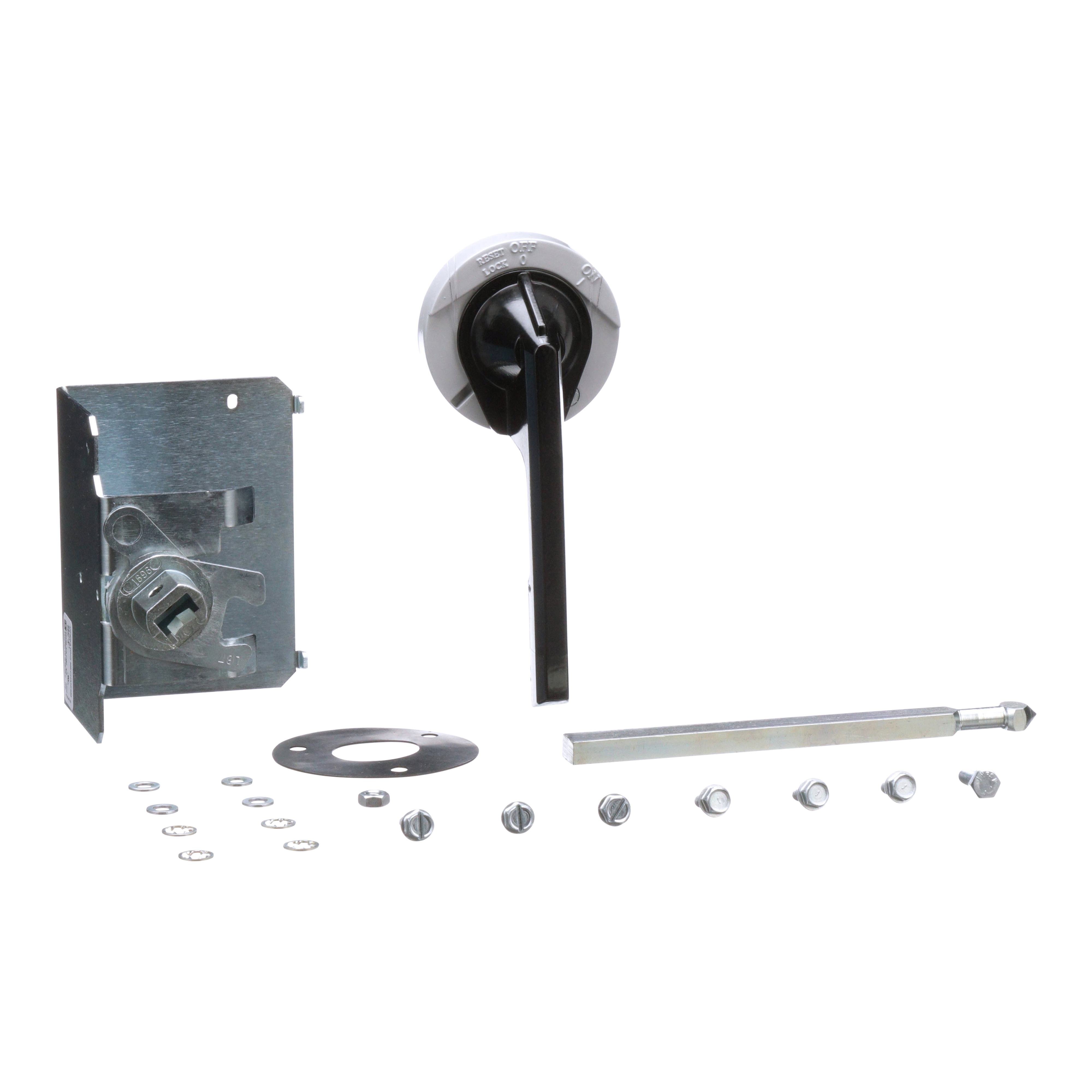 9421LB1 - Circuit breaker accessory, PowerPacT B, handle kit, rotary, 6 inch, 125A, operating mechanism, short shaft