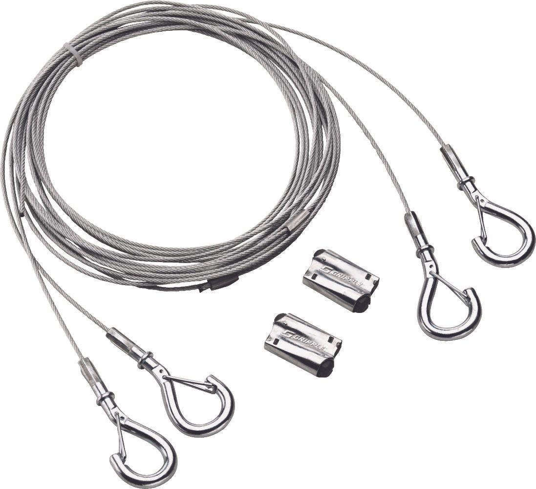 Picture of IBAC120 M100 - Aircraft cable 10-ft with hook
