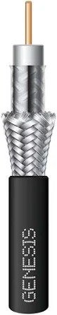 RG6UBOX - RG6U Coax Cable, Black, 1000ft Pull Box